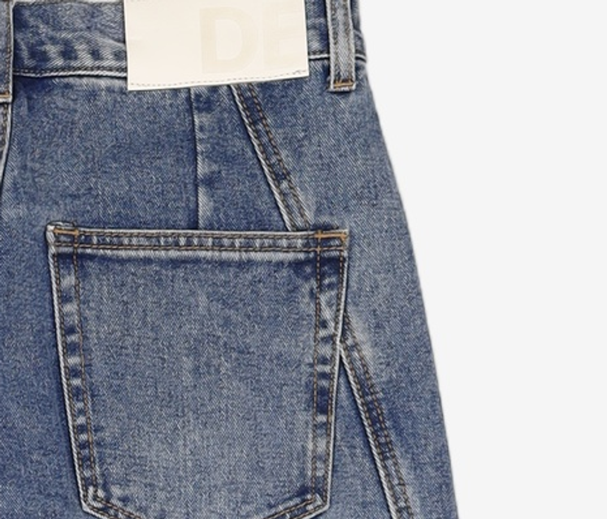 데케트(DECET) Curved Wide Jeans DCPT033Blue 28