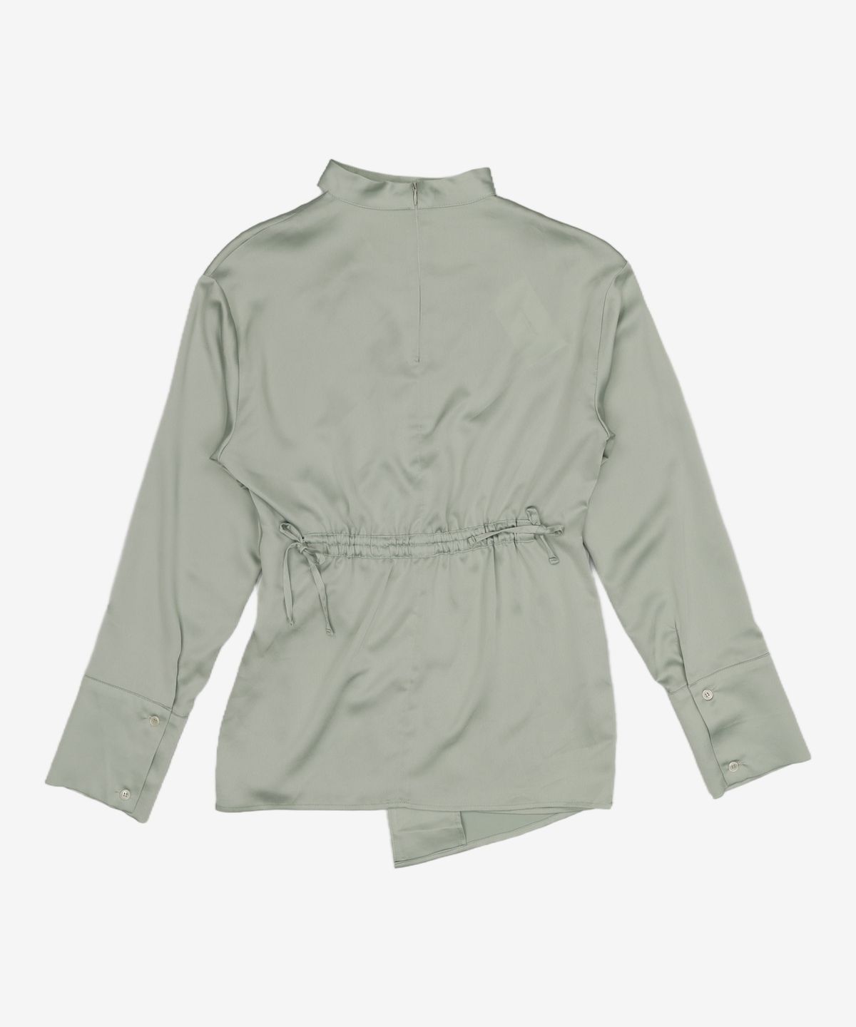 리맨티스트(REMANTIST) 실키 레이어드 블라우스 (민트) F