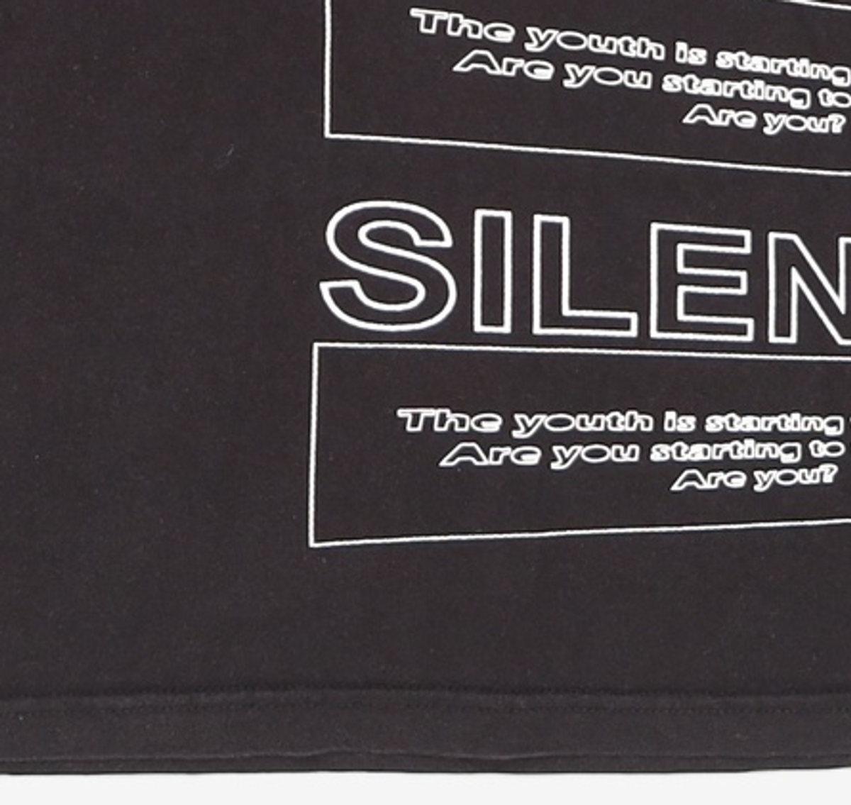인사일런스(INSILENCE) 긴소매 티셔츠 FREE