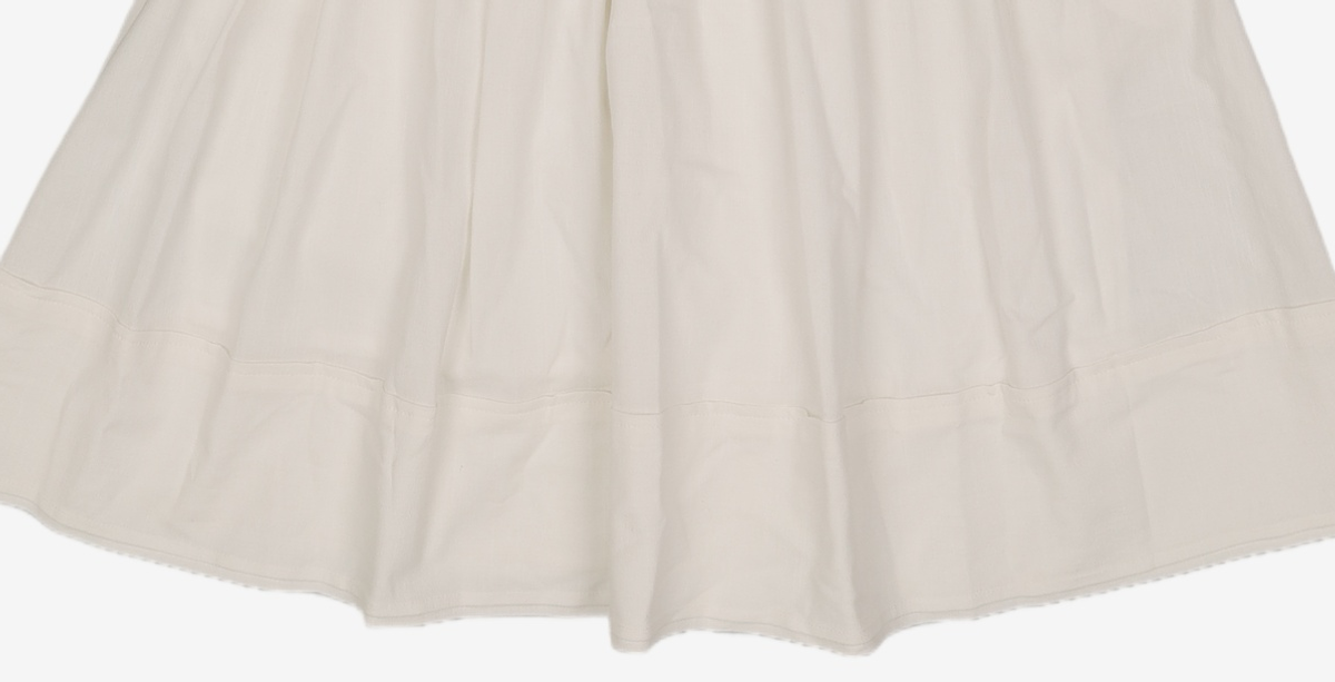 룩캐스트(LOOKAST) 아이보리 코라 퍼프 슬리브 미니 드레스 / IVORY CORA PUFF SLEEVE MINI DRESS M