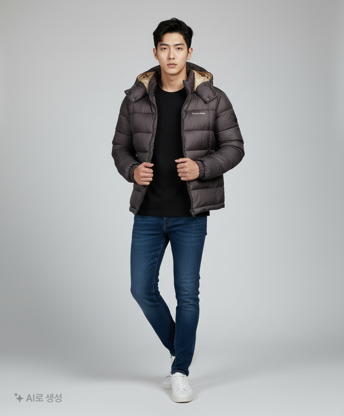 캘빈클라인(CALVIN KLEIN) 숏 패딩/숏 헤비 아우터 XL