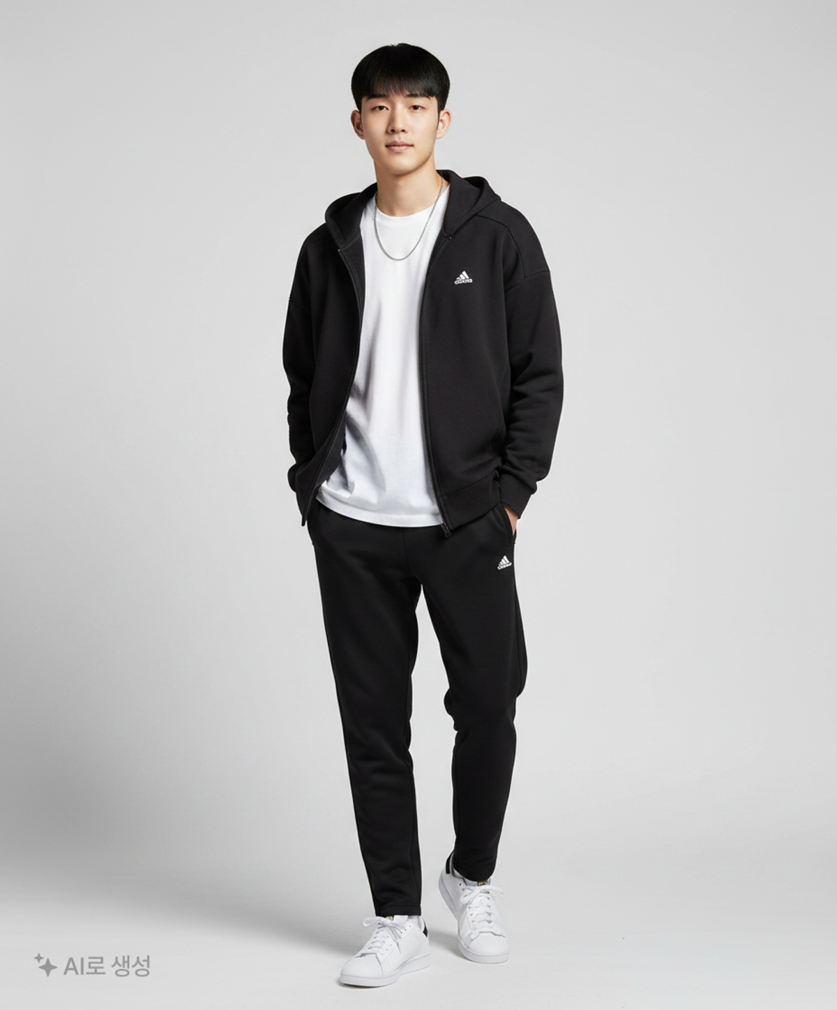 아디다스(ADIDAS) 후드 집업 L