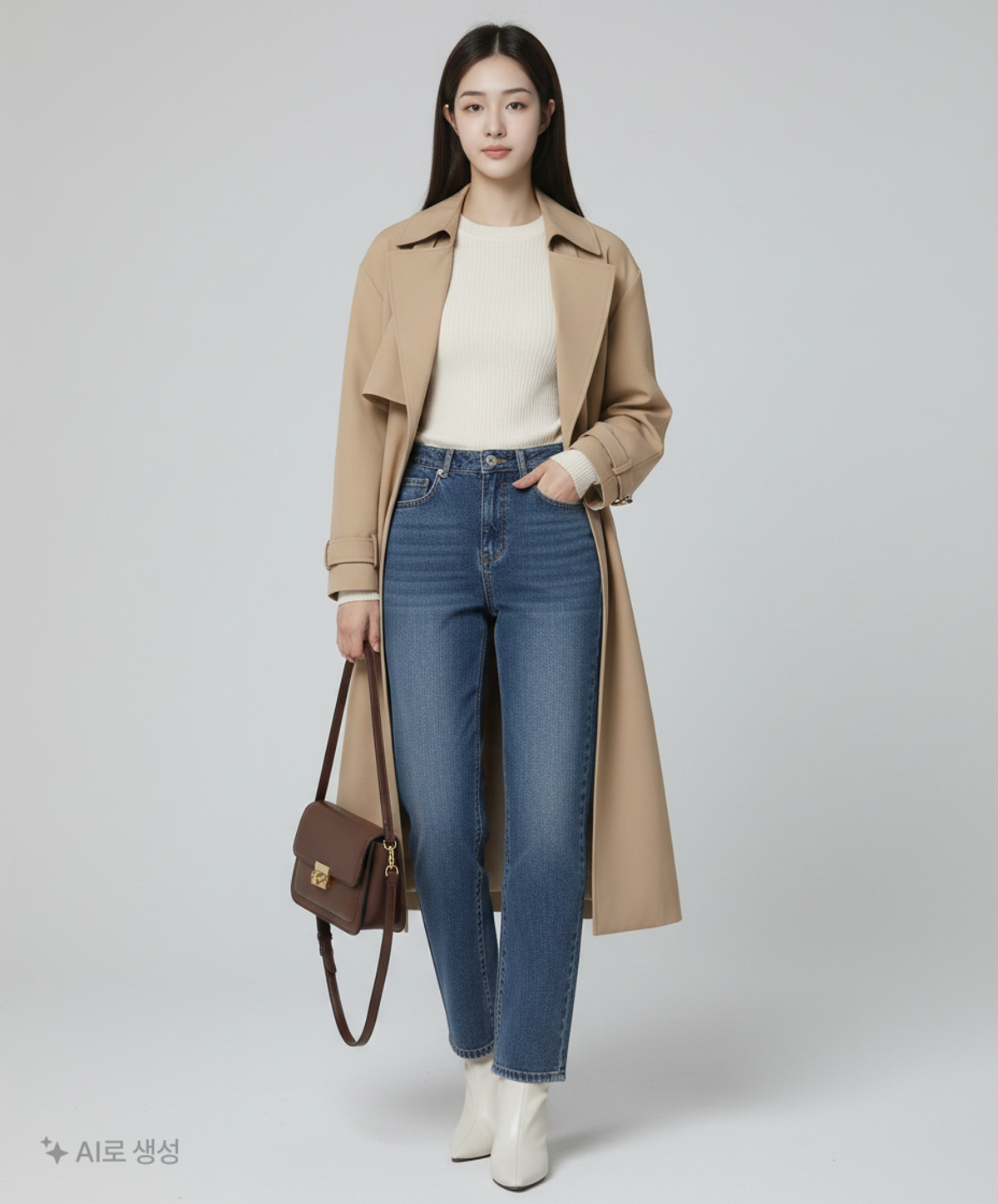 퀸스래빗(Q'SRB) 청/데님 팬츠 L
