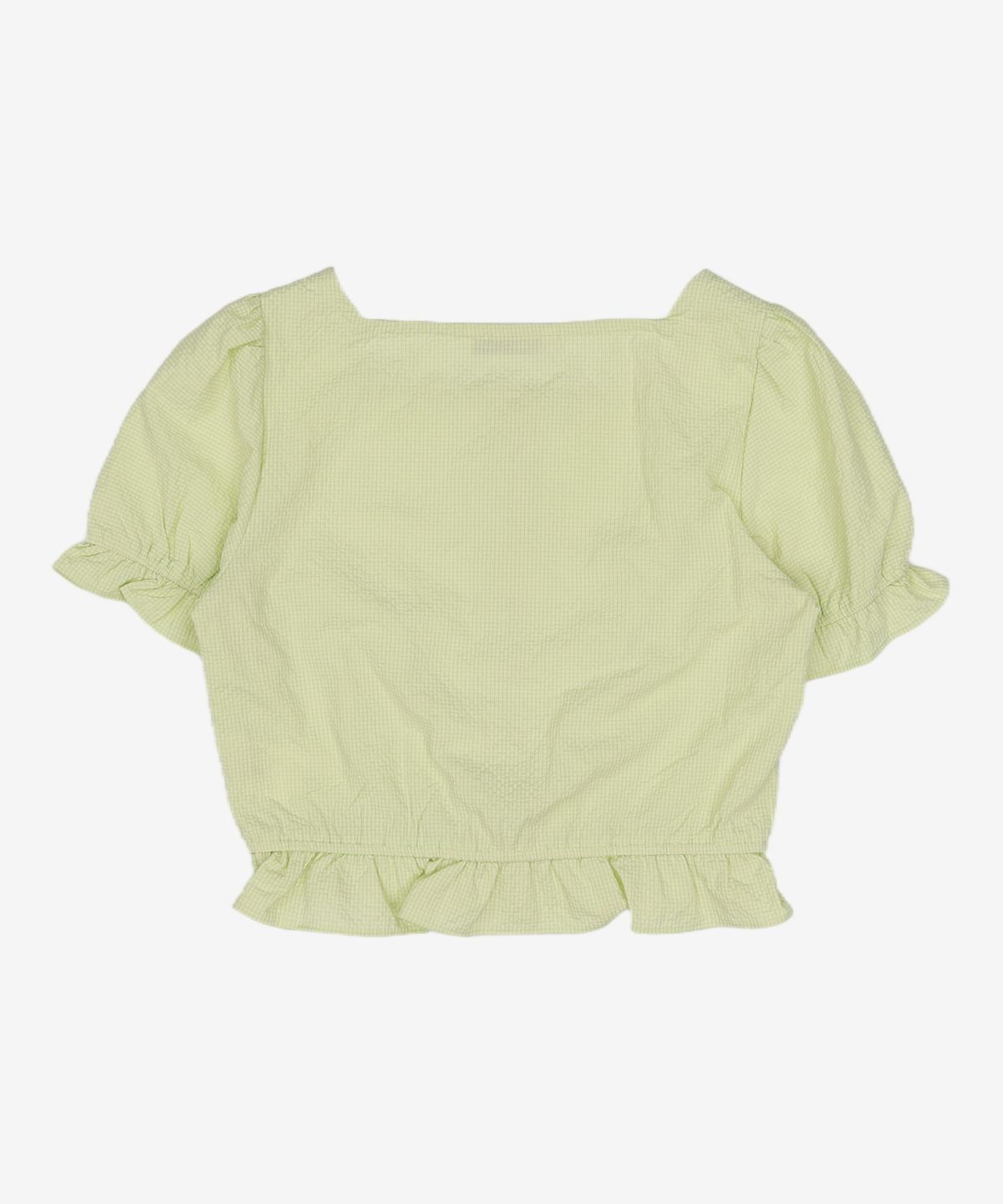 미쏘(MIXXO) [리오더]BWC523G리오더 미니프릴 크롭블라우스 MIWBWC70RG S