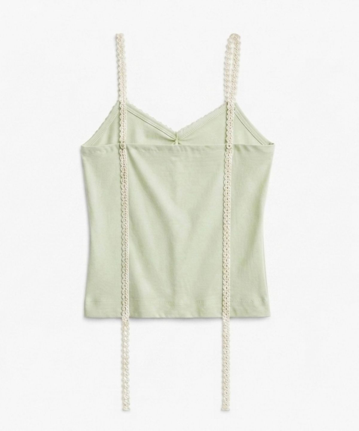 이스페이스(EEESPACE) Petal Strap Cami (Lime)