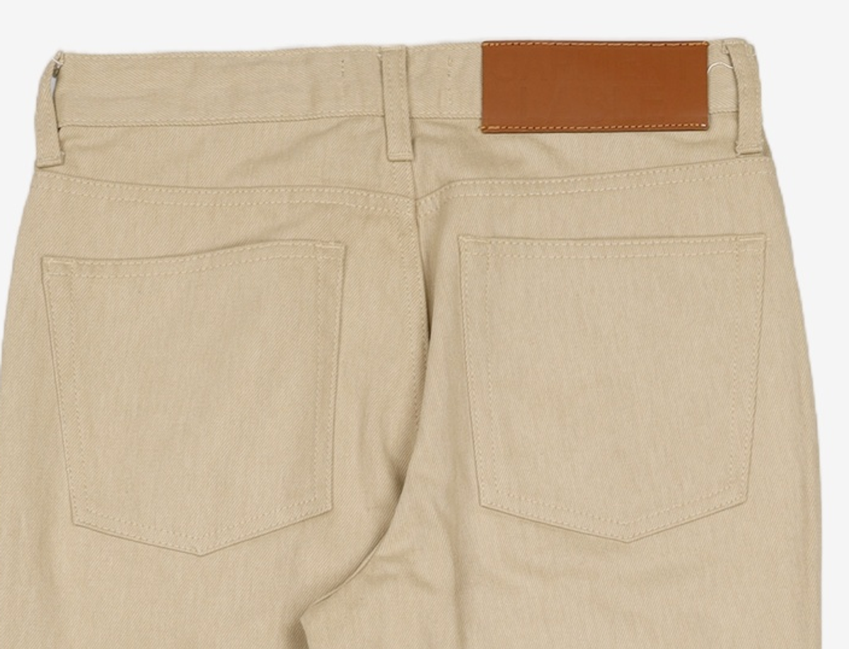 가먼트레이블(GARMENT LABLE) Denim Roll-up Pants - Beige 95