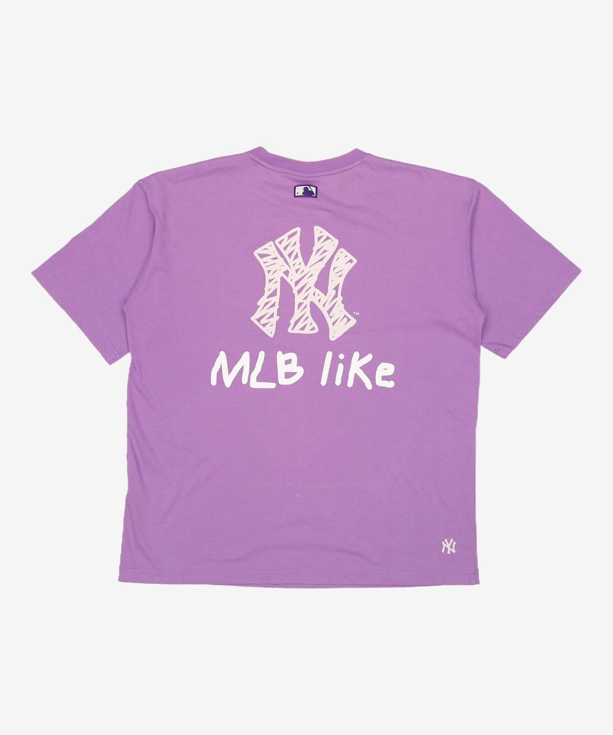 엠엘비(MLB) MLB LIKE 오버핏 티셔츠 NY (PURPLE) XL