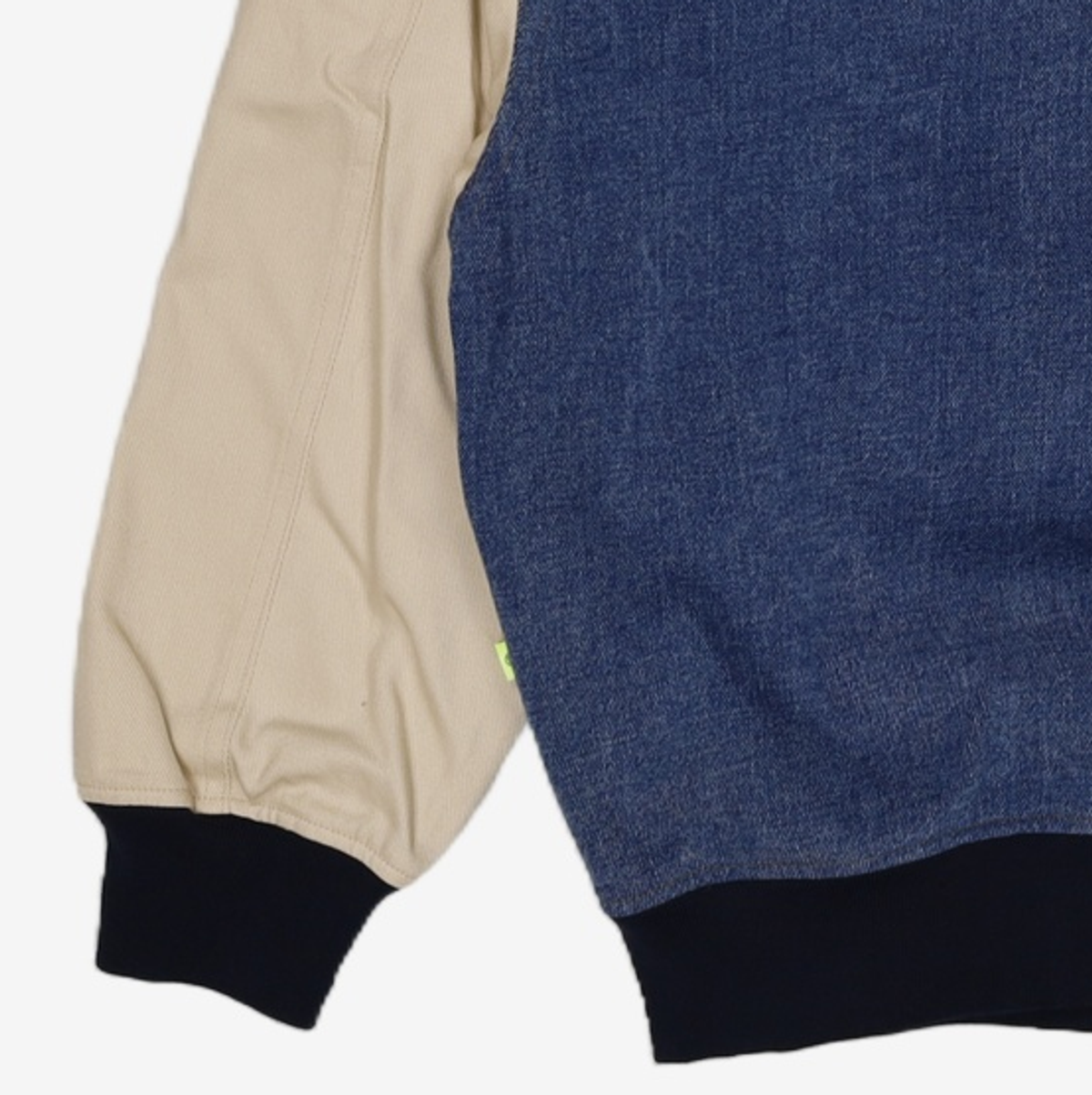 벌스원(VERSE ONE) PLUMERIA PATCHED FLEECE JACKET CREAM L