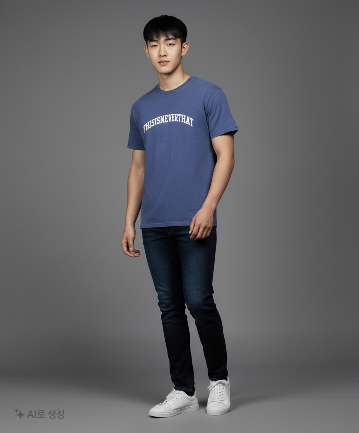 디스이즈네버댓(THISISNEVERTHAT) (SS21) ARC Logo Tee Navy M