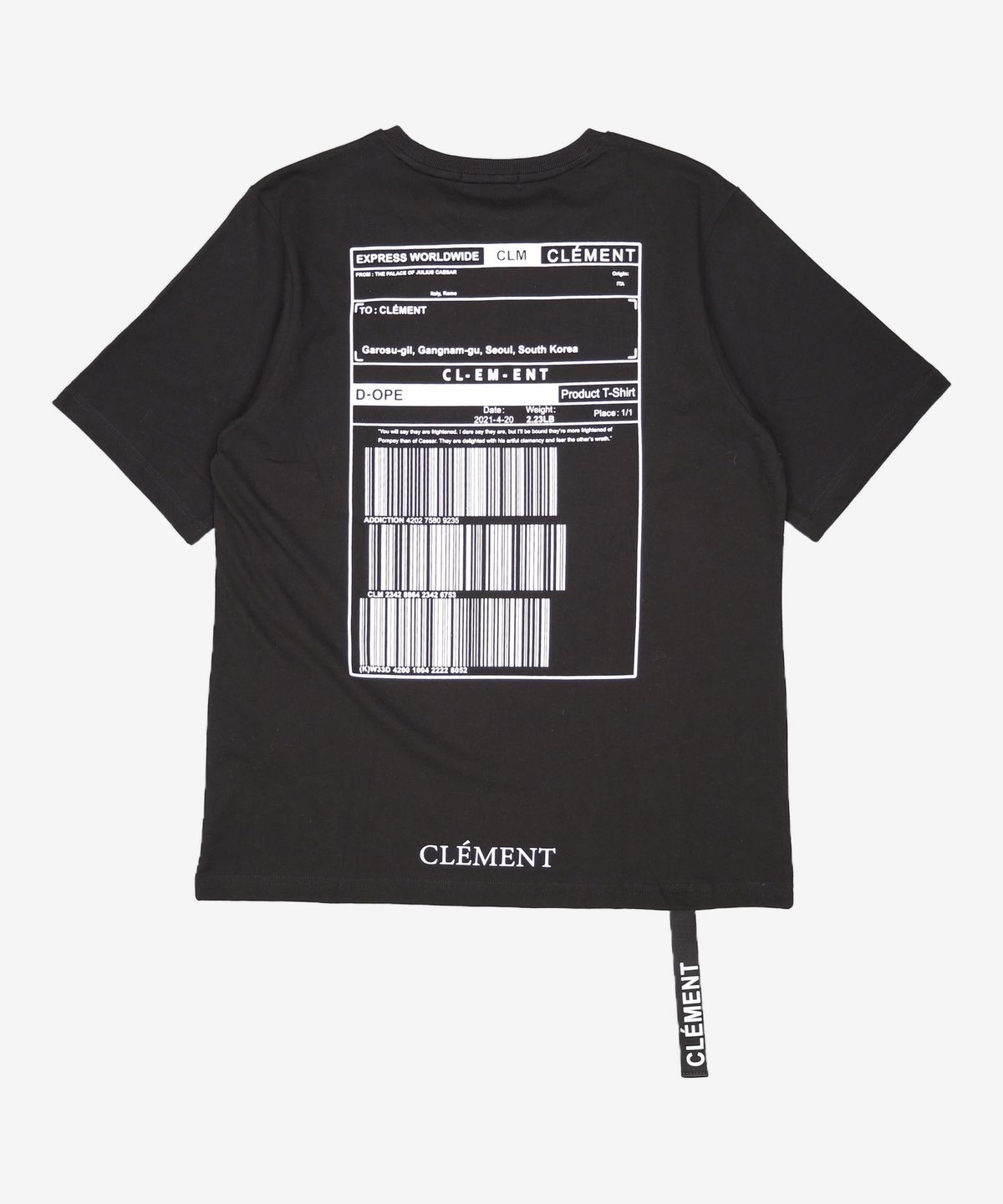 클레먼트(CLEMENTE) 반소매 티셔츠 L
