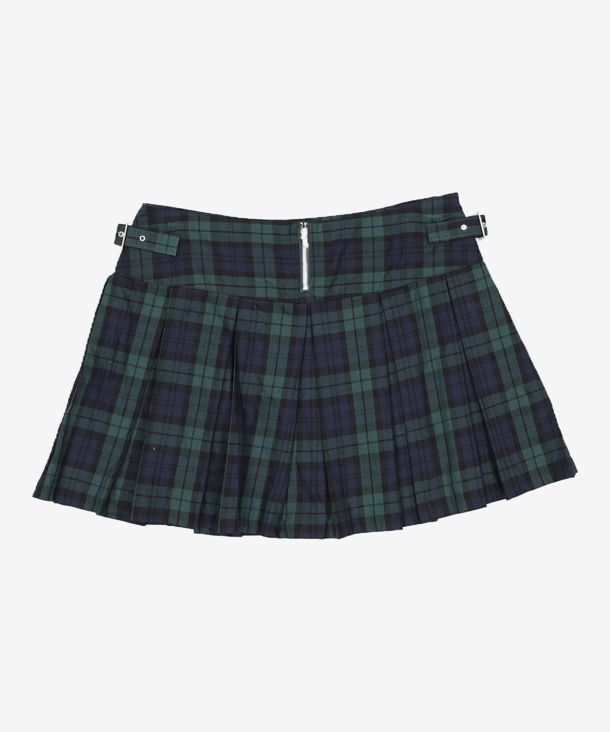 큐리티(CURETTY) C SIDE BUCKLE PLEATS SKIRT_GREEN M