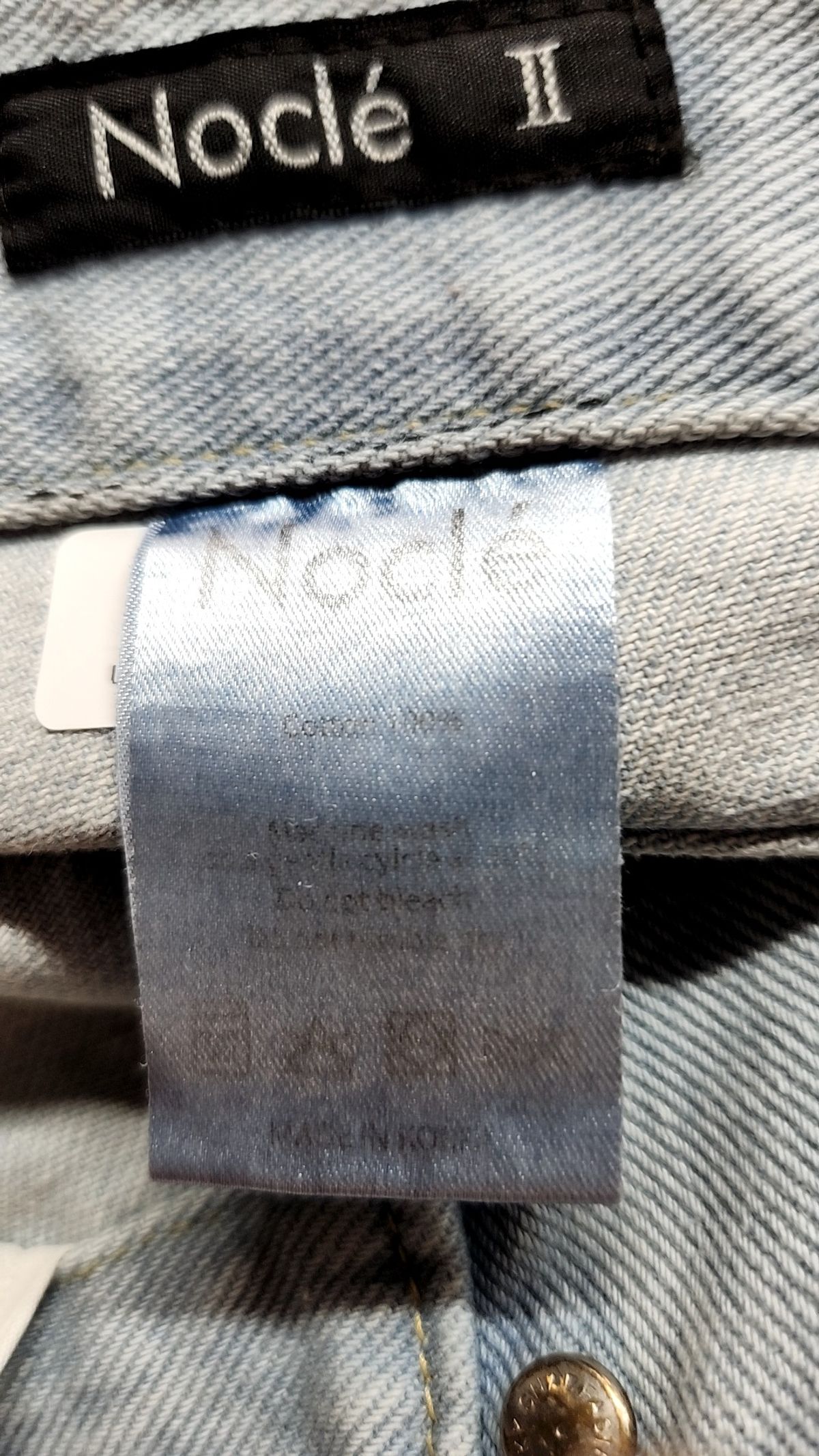 노클(NOCLE) 청/데님 팬츠