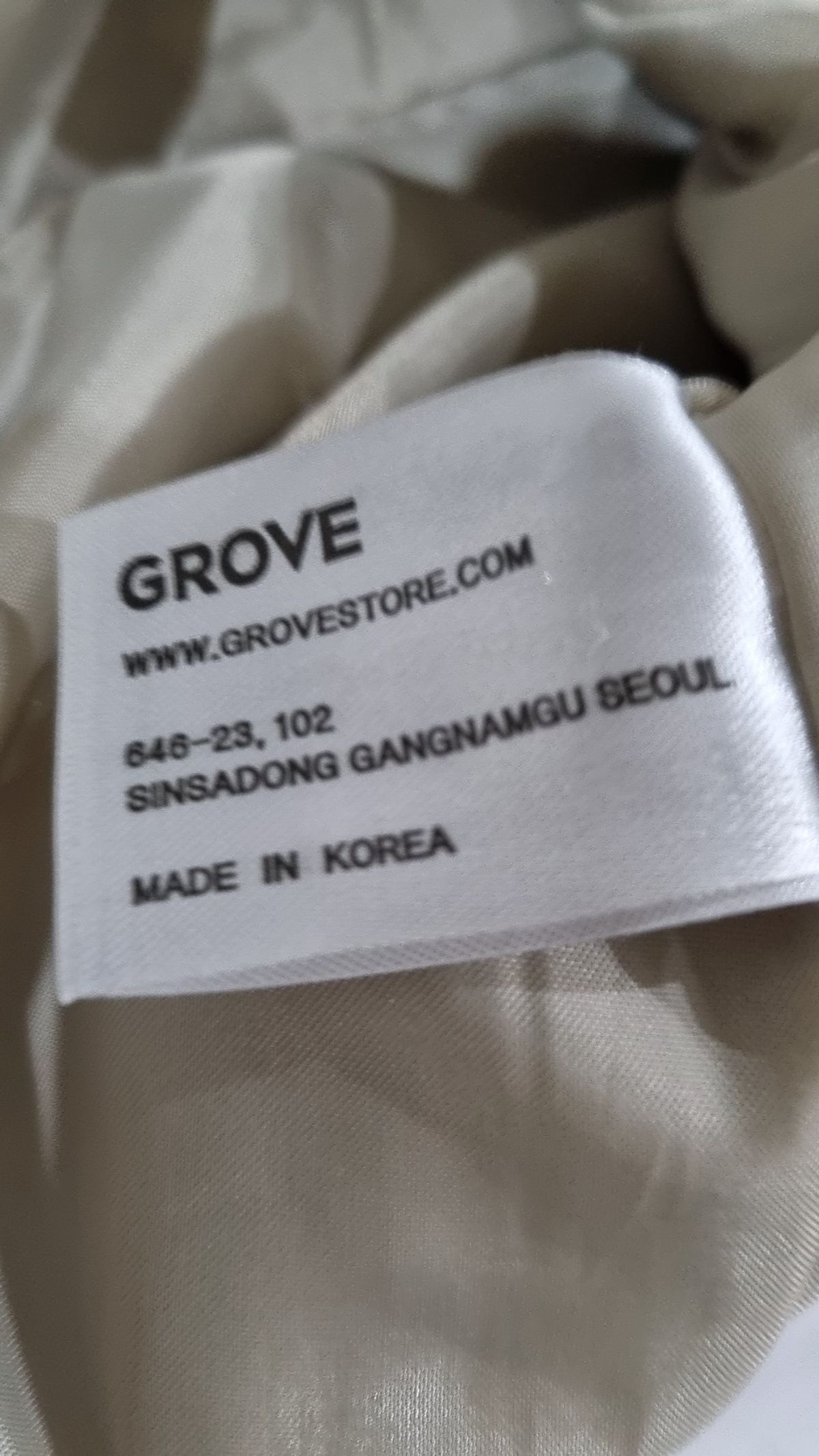 그로브(GROVE) 미니 원피스 S