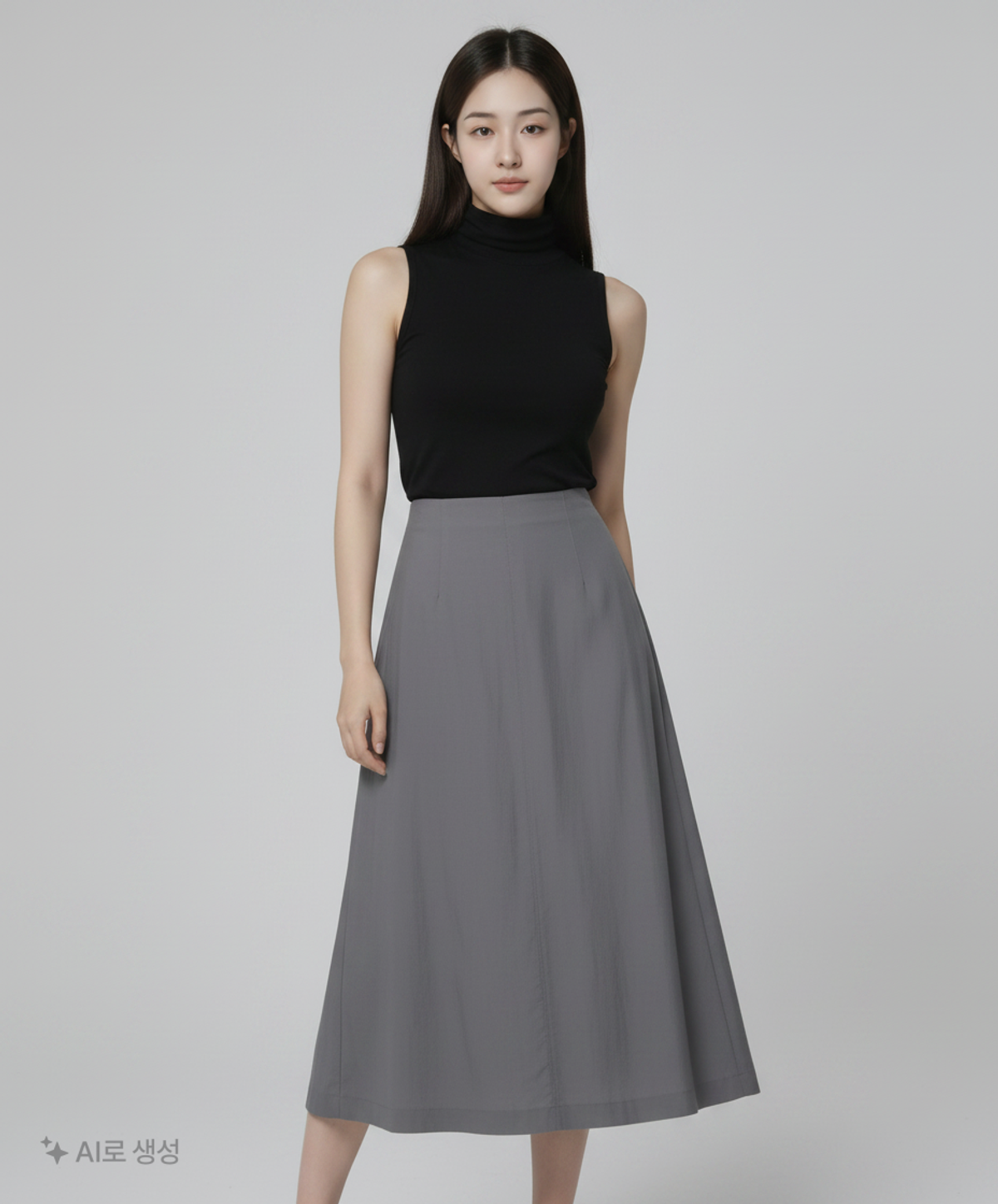 무신사 스탠다드(MUSINSA STANDARD) 롱스커트 L