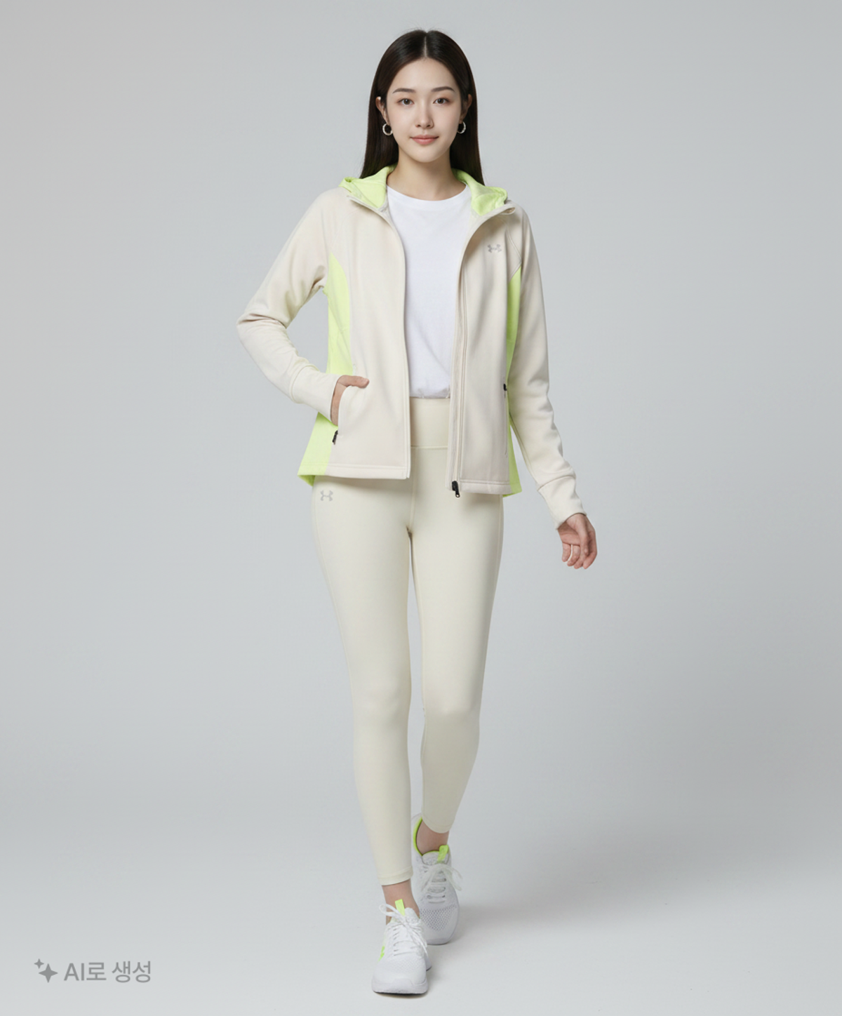 언더아머(UNDERARMOUR) 후드 집업 S