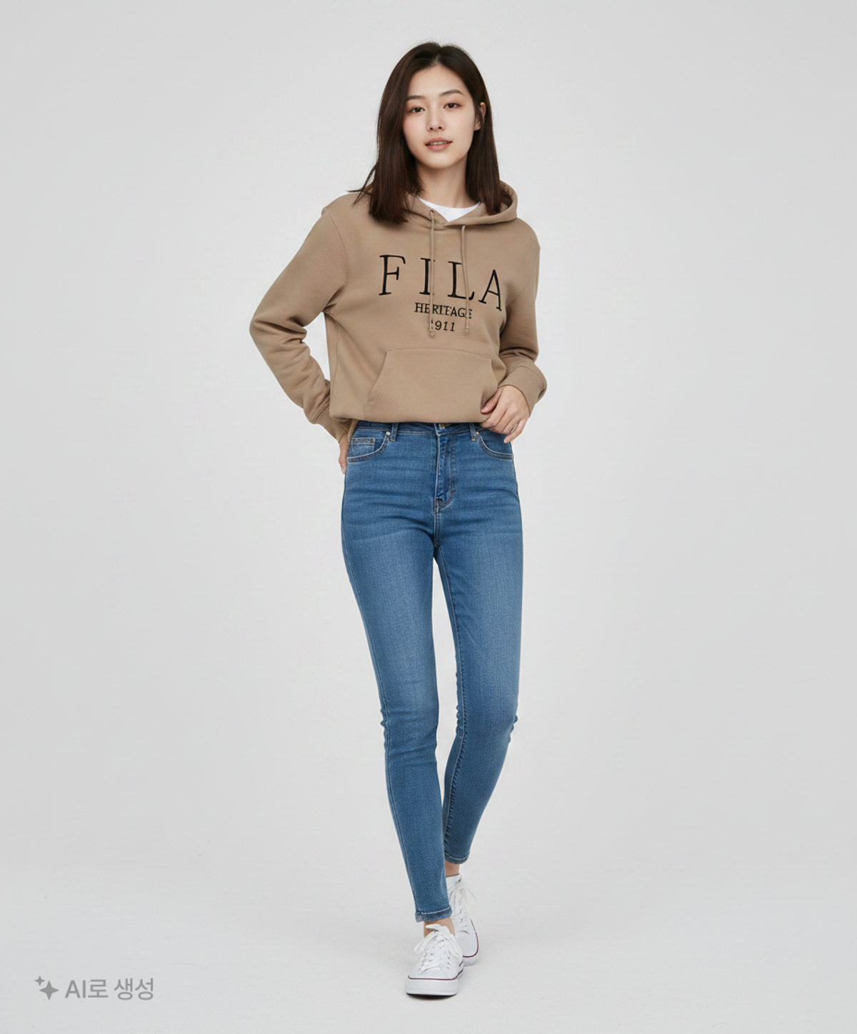 휠라(FILA) 후드 티셔츠 M