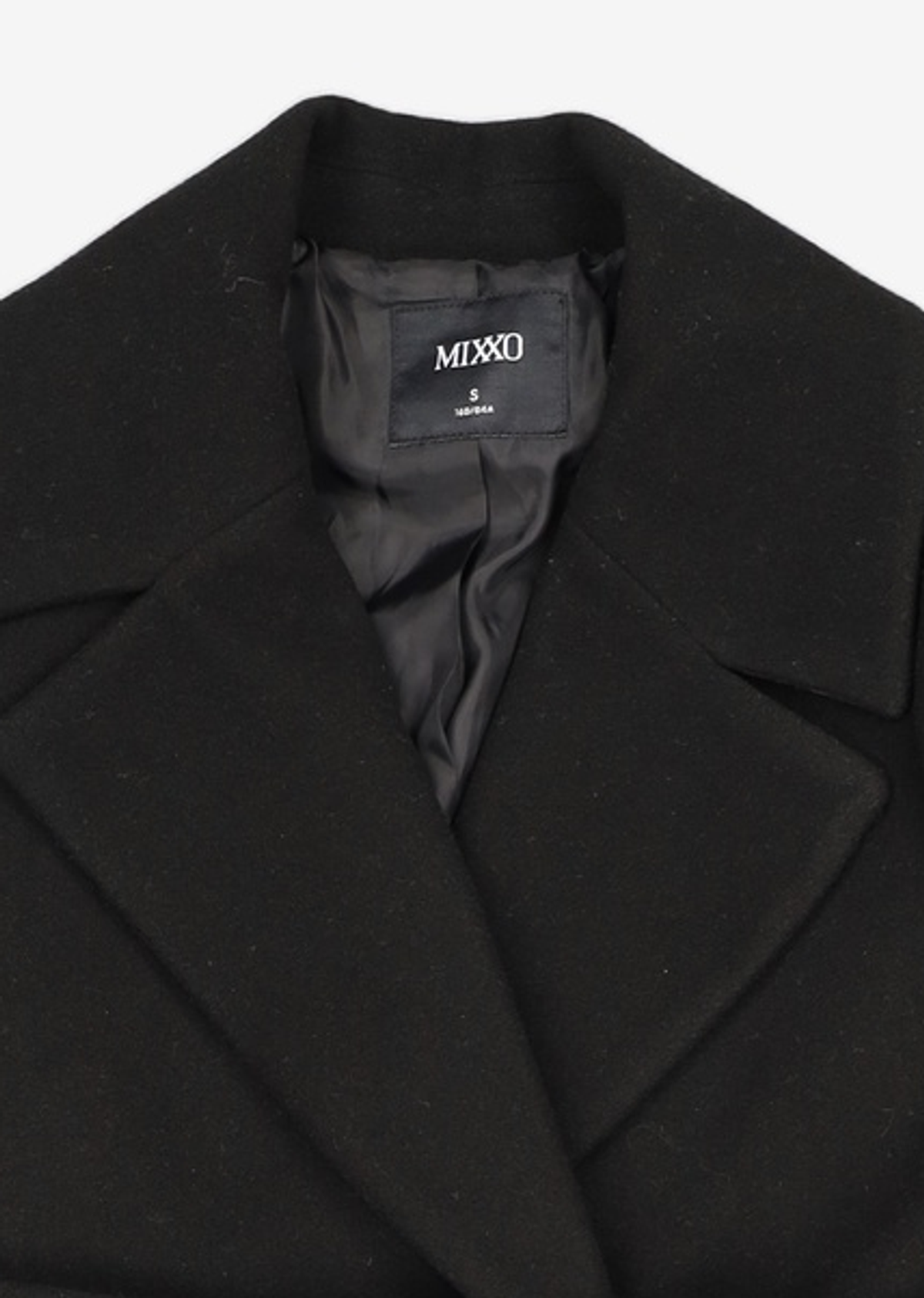 미쏘(MIXXO) 히든여밈 벨티드 코트 (JHBV1PB RE) MIWJHC11QB S