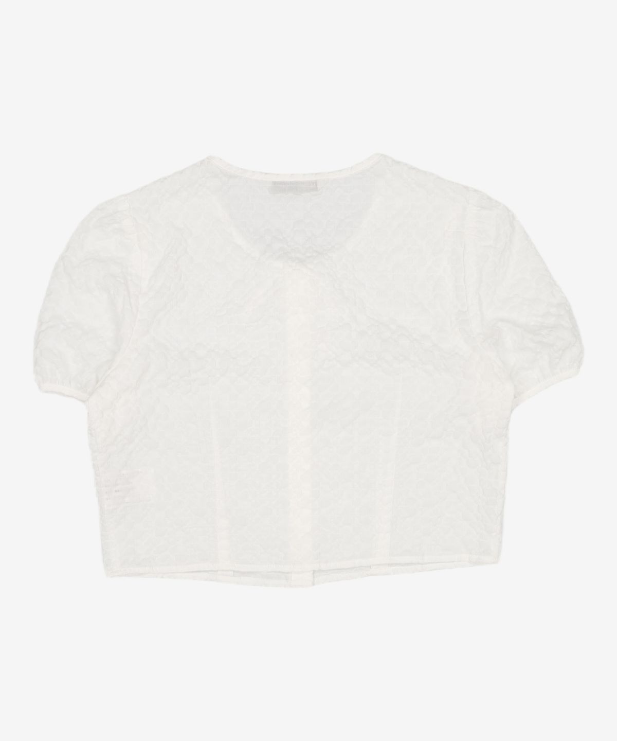 미쏘(MIXXO) 라운드넥 리본 블라우스_MIWBWD503G S