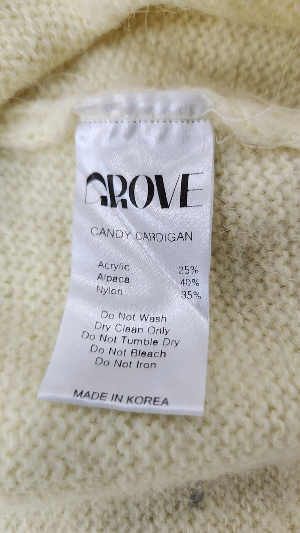 그로브(GROVE) 카디건 FREE