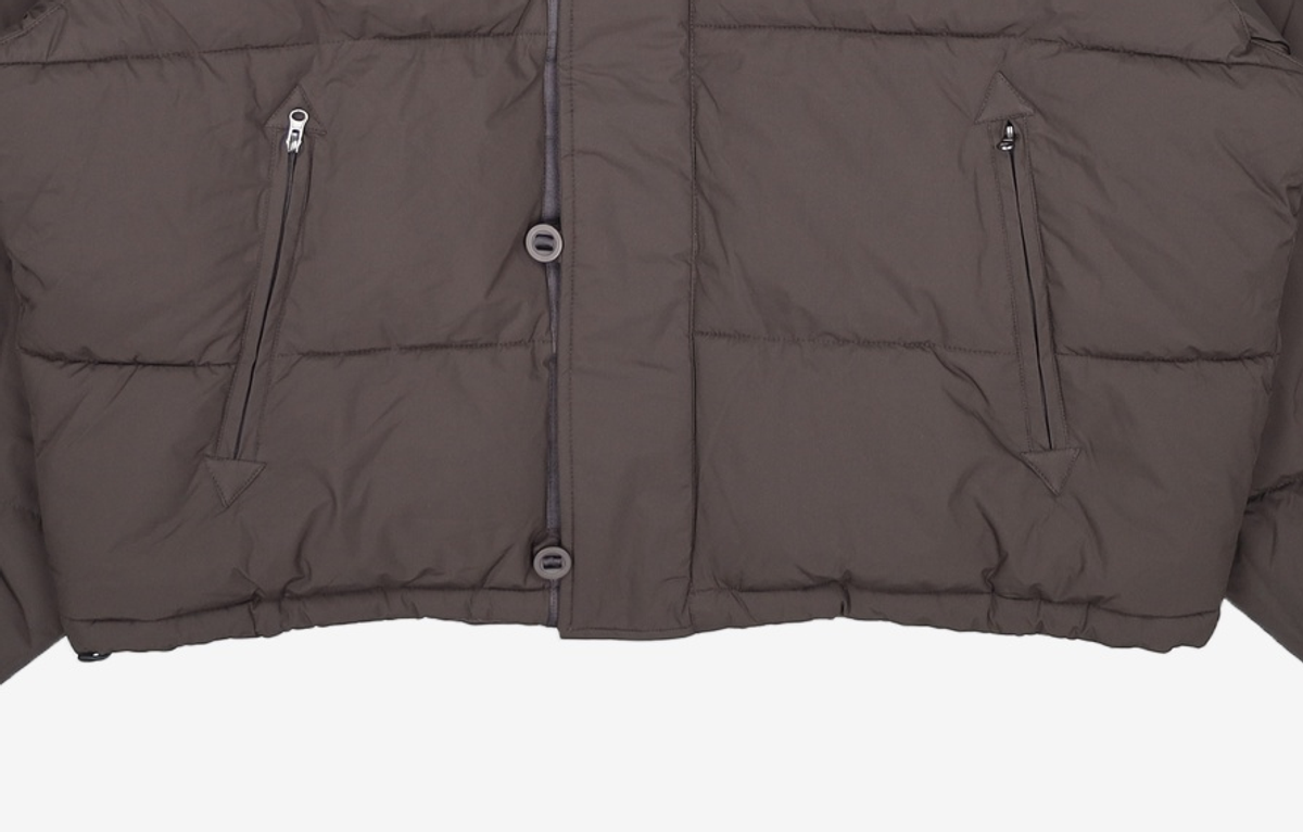 세컨모놀로그(SECONDMONO) Double Adjust Button Short Padded Jumper 6 color_SEJP005 M