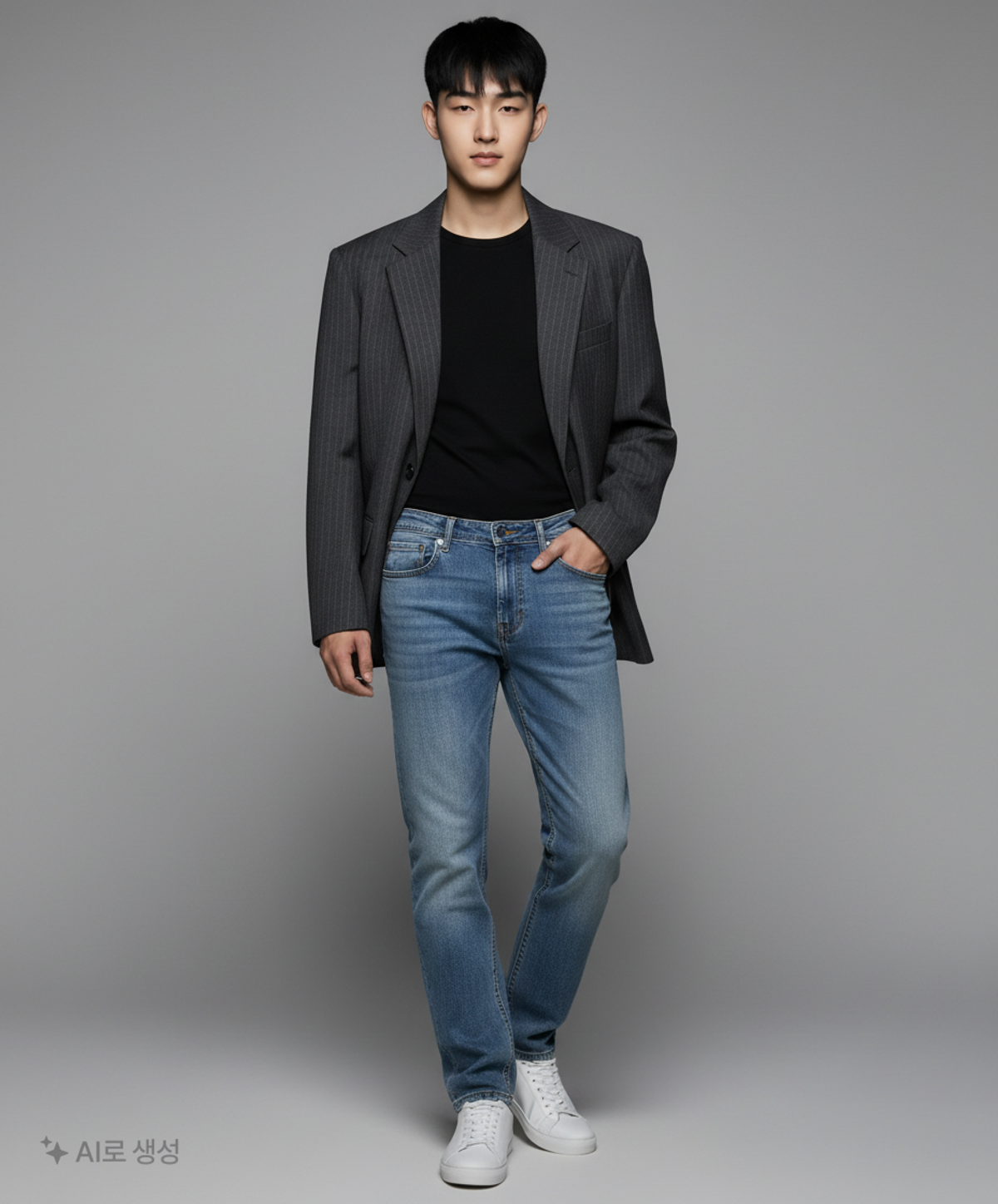 본더치(VON DUTCH) 청/데님 팬츠 34