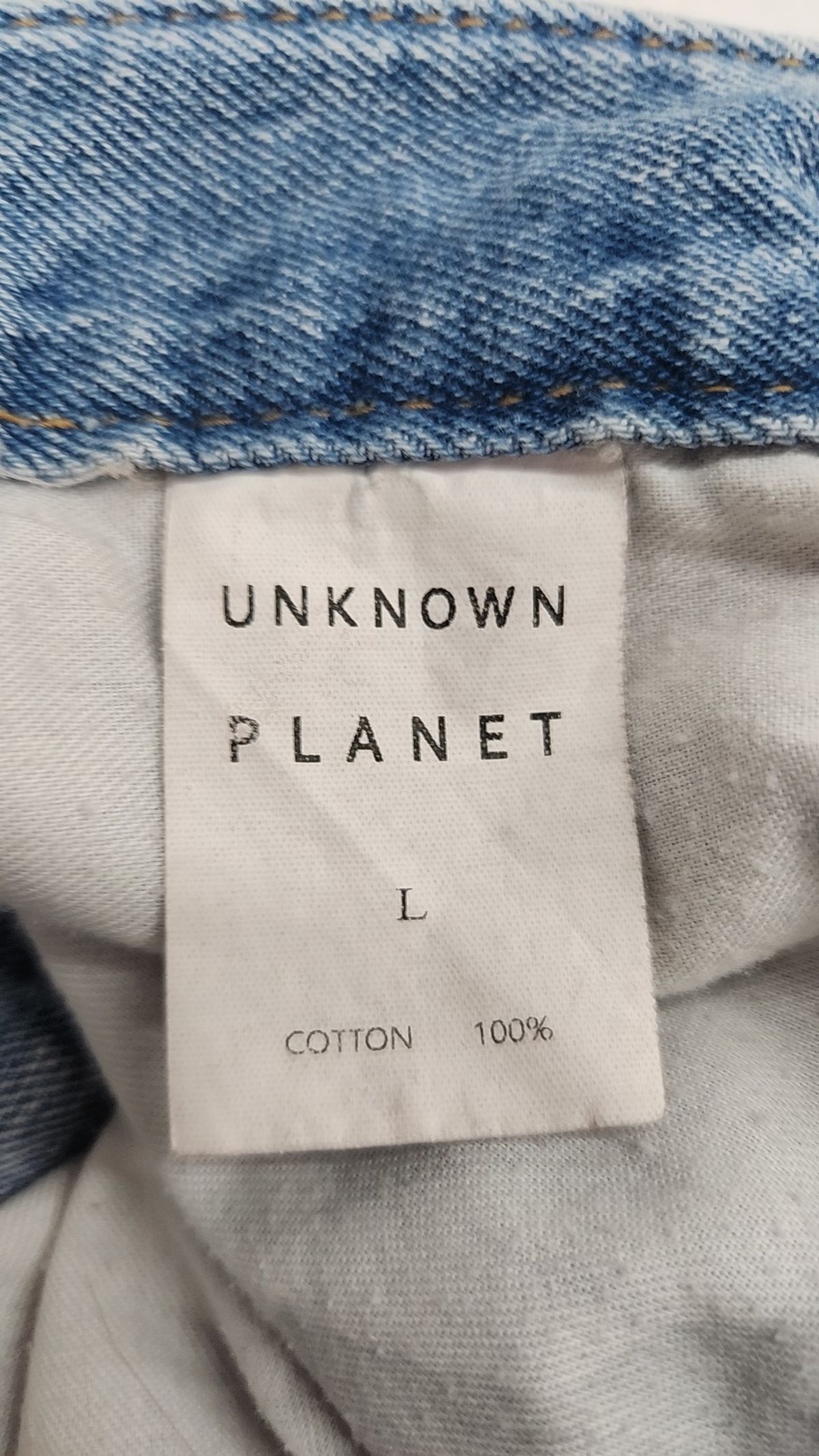 언노운 플라넷(UNKNOWN PLANET) 청/데님 팬츠 L