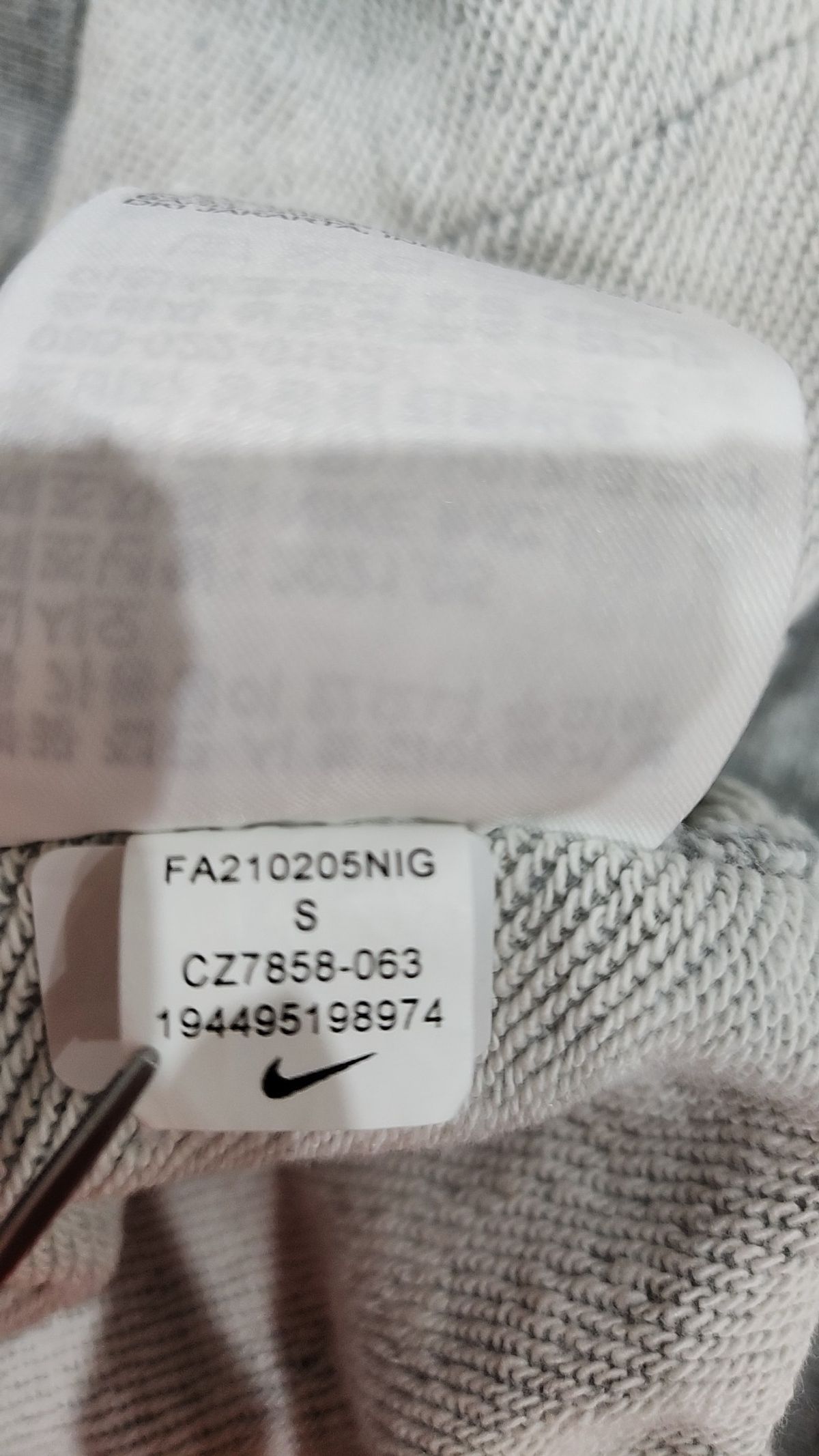 나이키(NIKE) 스포츠웨어 클럽 풀오버 후디 M - 다크 그레이 헤더:매트 실버:화이트 / CZ7858-063 90