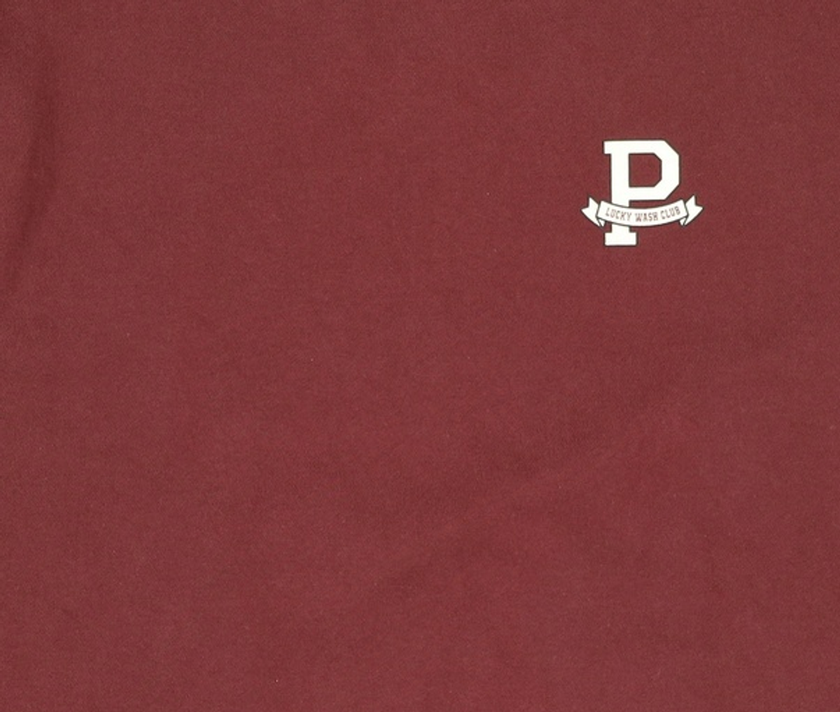 플랙(PLAC) 럭키 워시 P LOGO 스웨트셔츠 와인 L