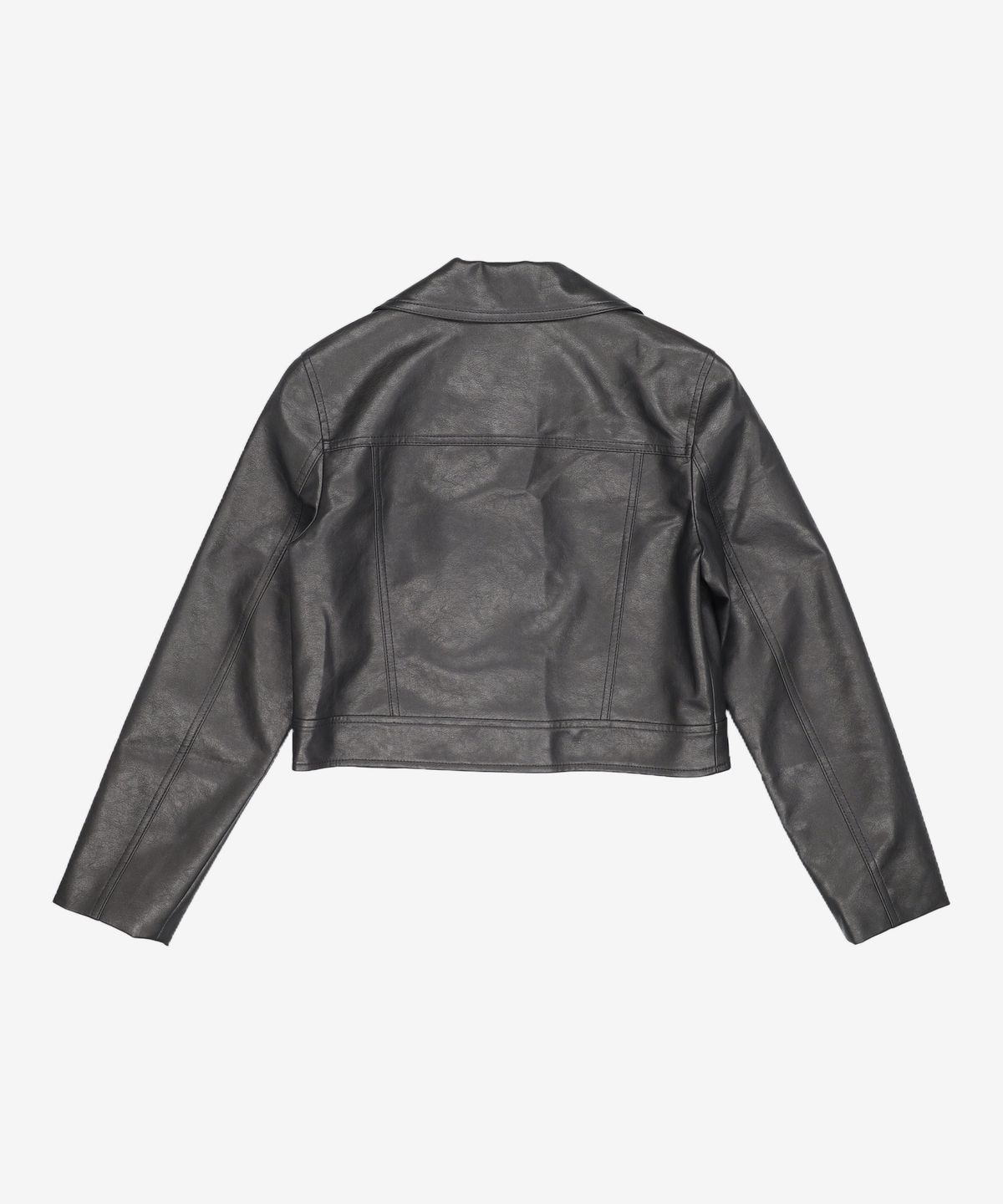 미쏘(MIXXO) 비건레더 숏 라이더 자켓_MIWJLDT01G S