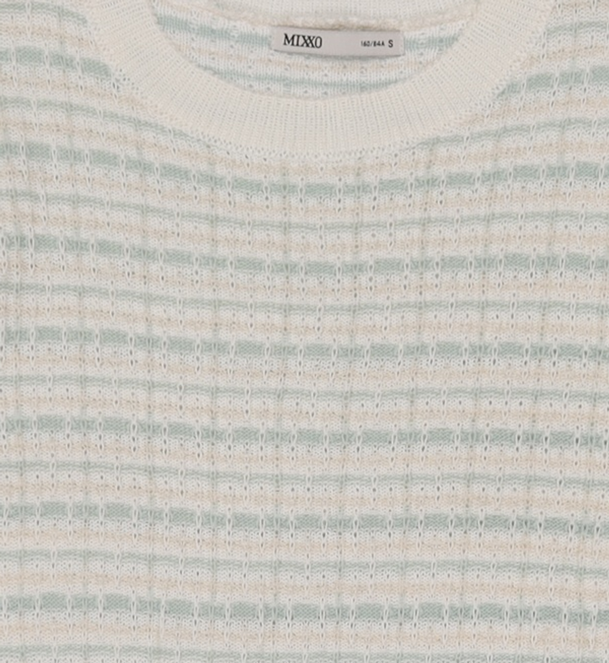 미쏘(MIXXO) [리오더]트위드 반팔 풀오버_KAC314T RE MIWKAC51QT FREE