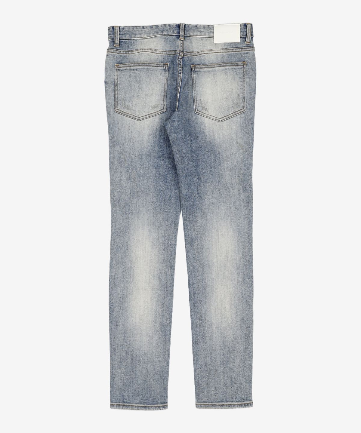 메종미네드(MAISON MINED) SUEDE PATCH DESTROYED DENIM PANTS 48