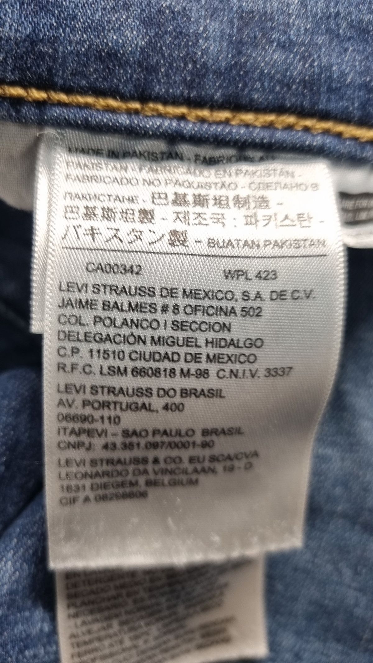 리바이스(LEVI'S) 청/데님 팬츠 28
