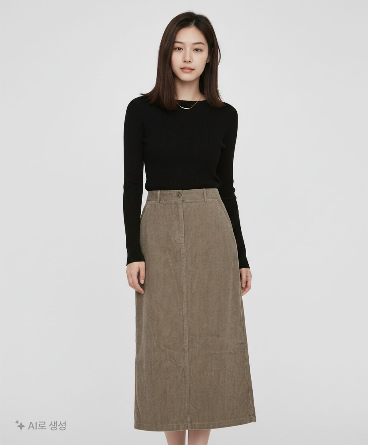무신사 스탠다드(MUSINSA STANDARD) 롱스커트 L