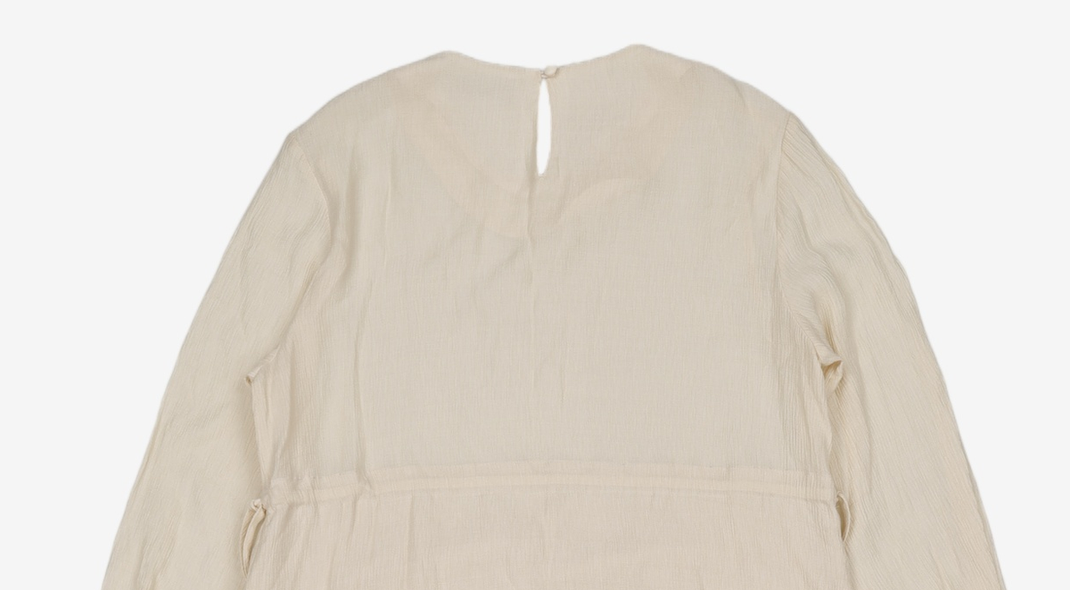 미쏘(MIXXO) R넥 롱원피스 MIWOWB422C S