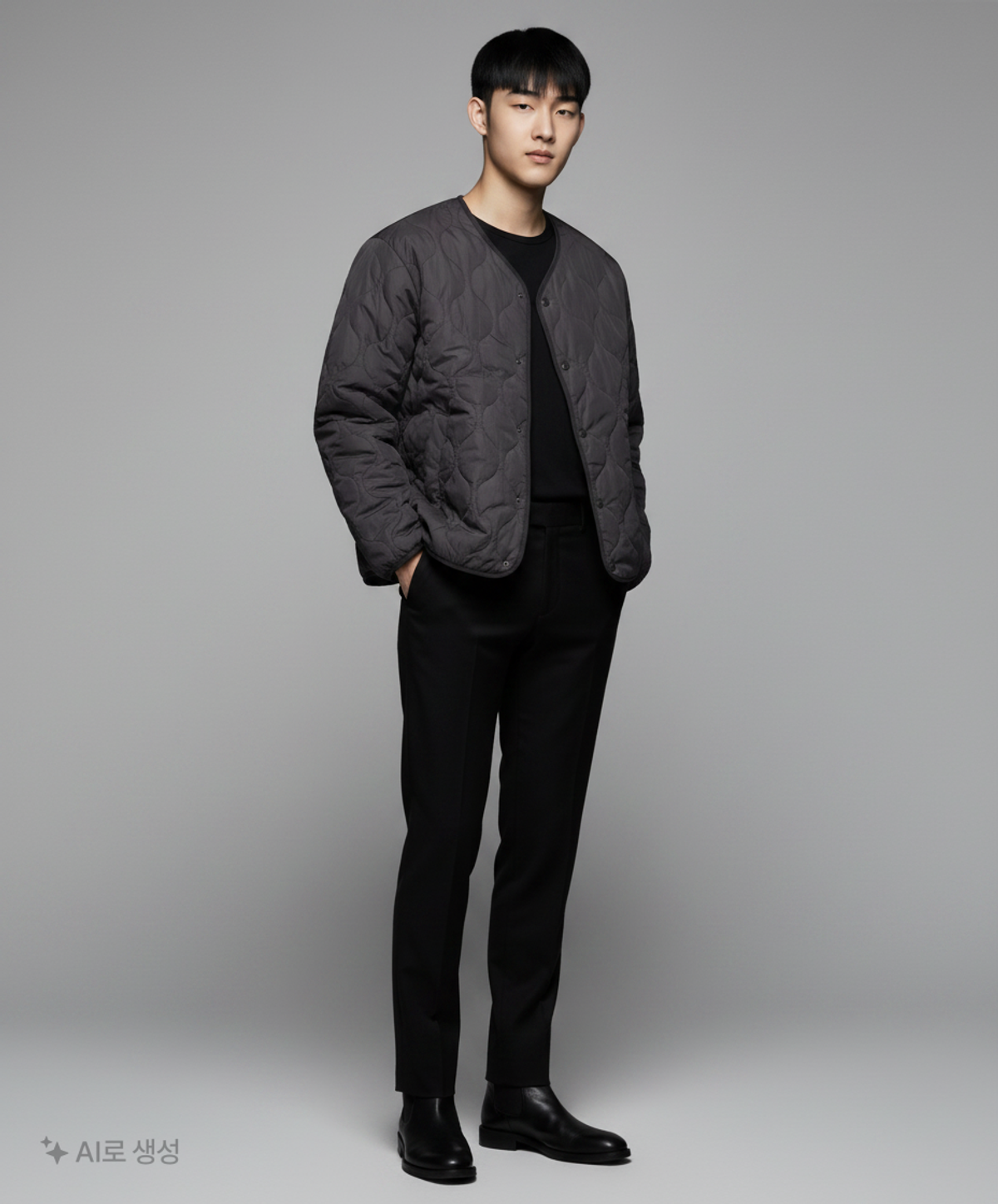 스파오(SPAO) 숏 패딩/숏 헤비 아우터 L
