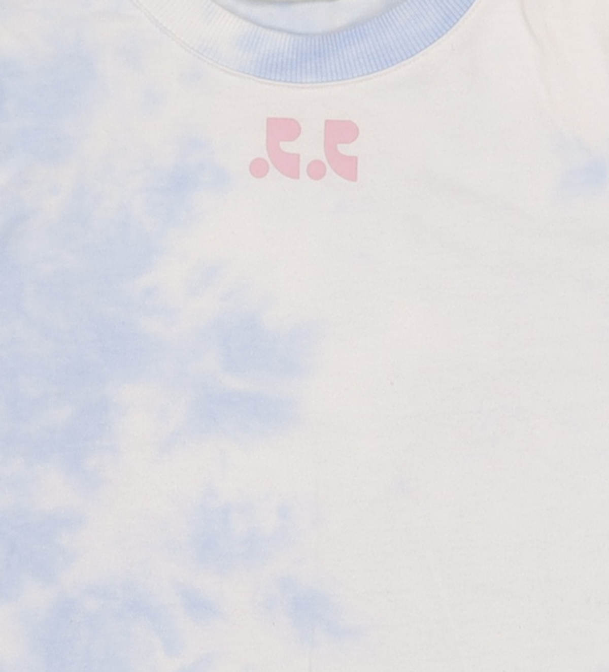 레스트앤레크레이션(REST&RECREATION) RR TIE DYE CROP T-SHIRT SKYBLUE
