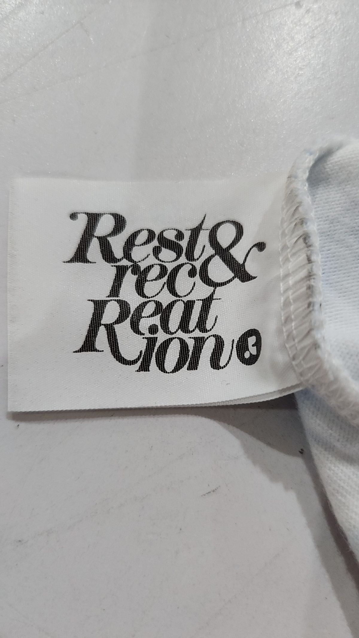 레스트앤레크레이션(REST&RECREATION) RR TIE DYE CROP T-SHIRT SKYBLUE