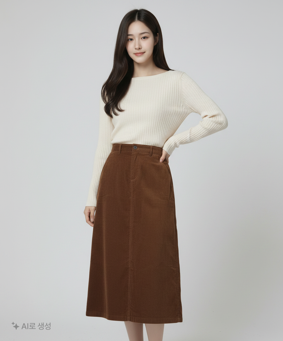 무신사 스탠다드(MUSINSA STANDARD) 롱스커트 L