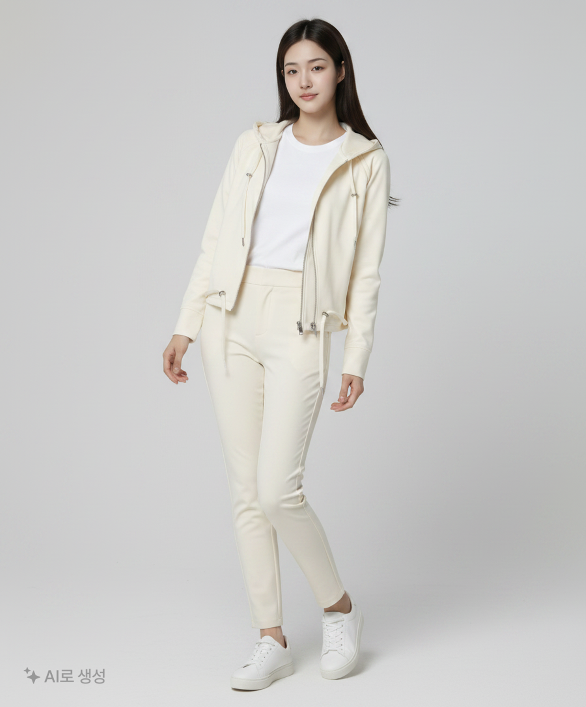 데비어퍼(DEBBY UPPER) 후드 집업 OS