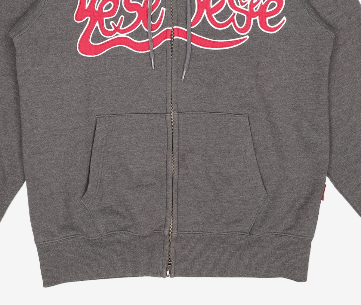 예스아이씨(YESEYESEE) Y.E.S Snail Logo Zip-up Hoodie Heather Grey L