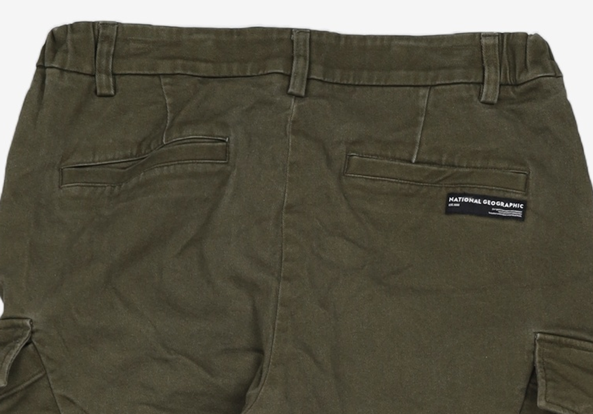 내셔널지오그래픽(NATIONALGEOGRAPHIC) N244MPT040 브러쉬 카고 팬츠 KHAKI L