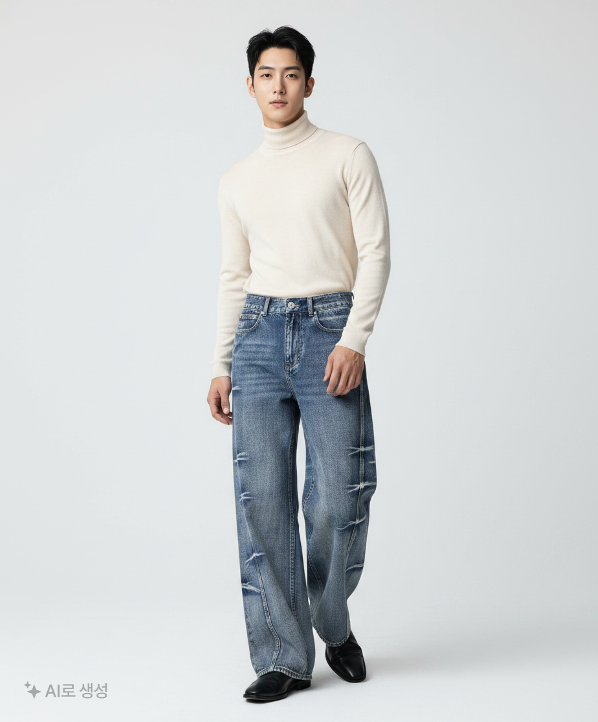 메종미네드(MAISON MINED) [SET] GRAPIC T-SHIRTS + PINCH DENIM PANTS