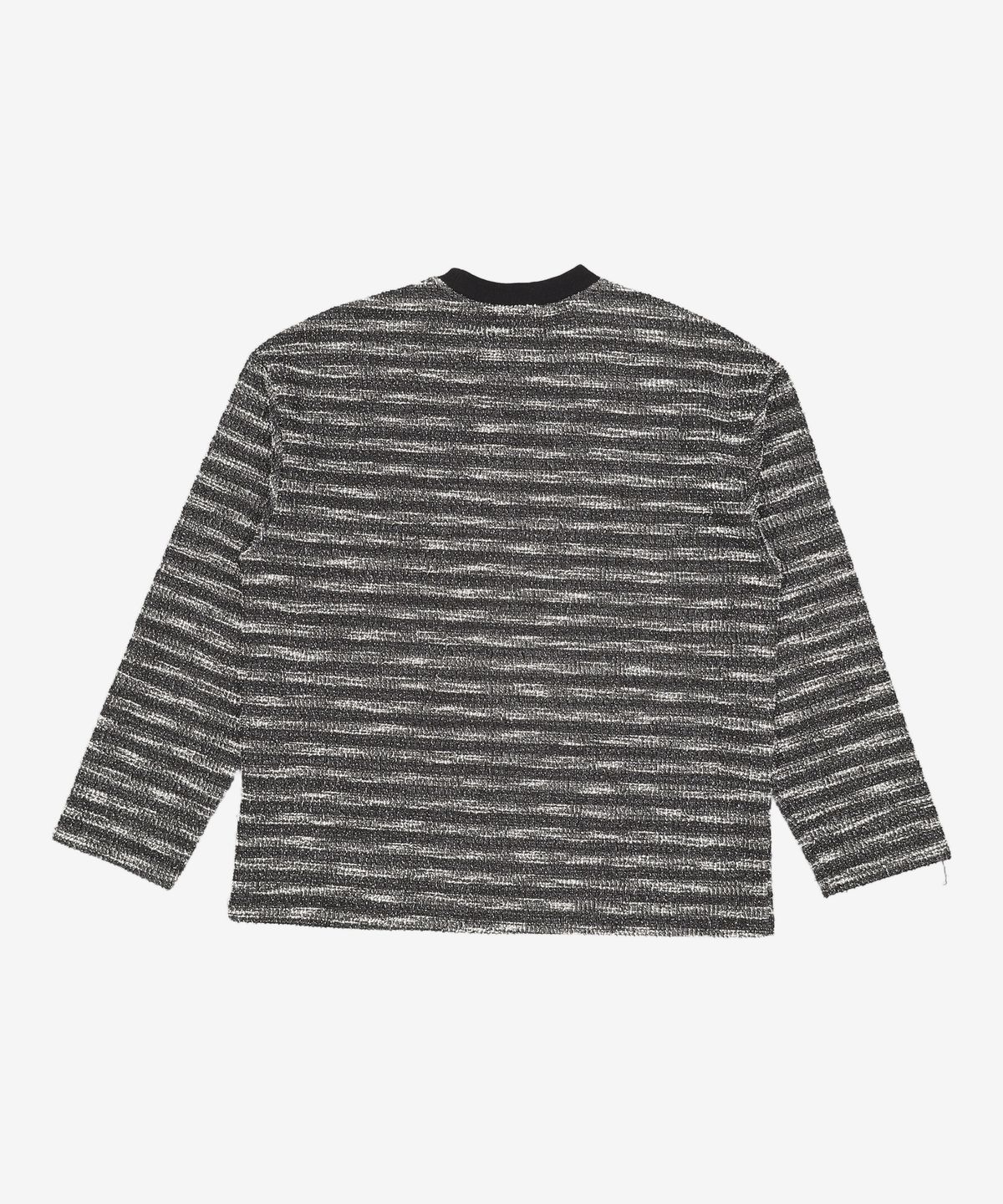 메종미네드(MAISON MINED) MIXED BOUCLE KNIT LONG SLEEVE BLACK M