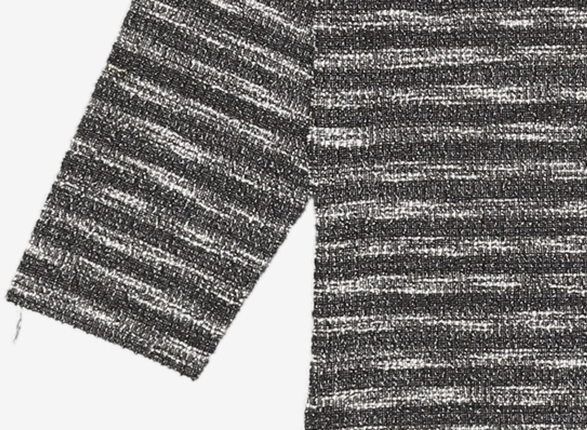메종미네드(MAISON MINED) MIXED BOUCLE KNIT LONG SLEEVE BLACK M