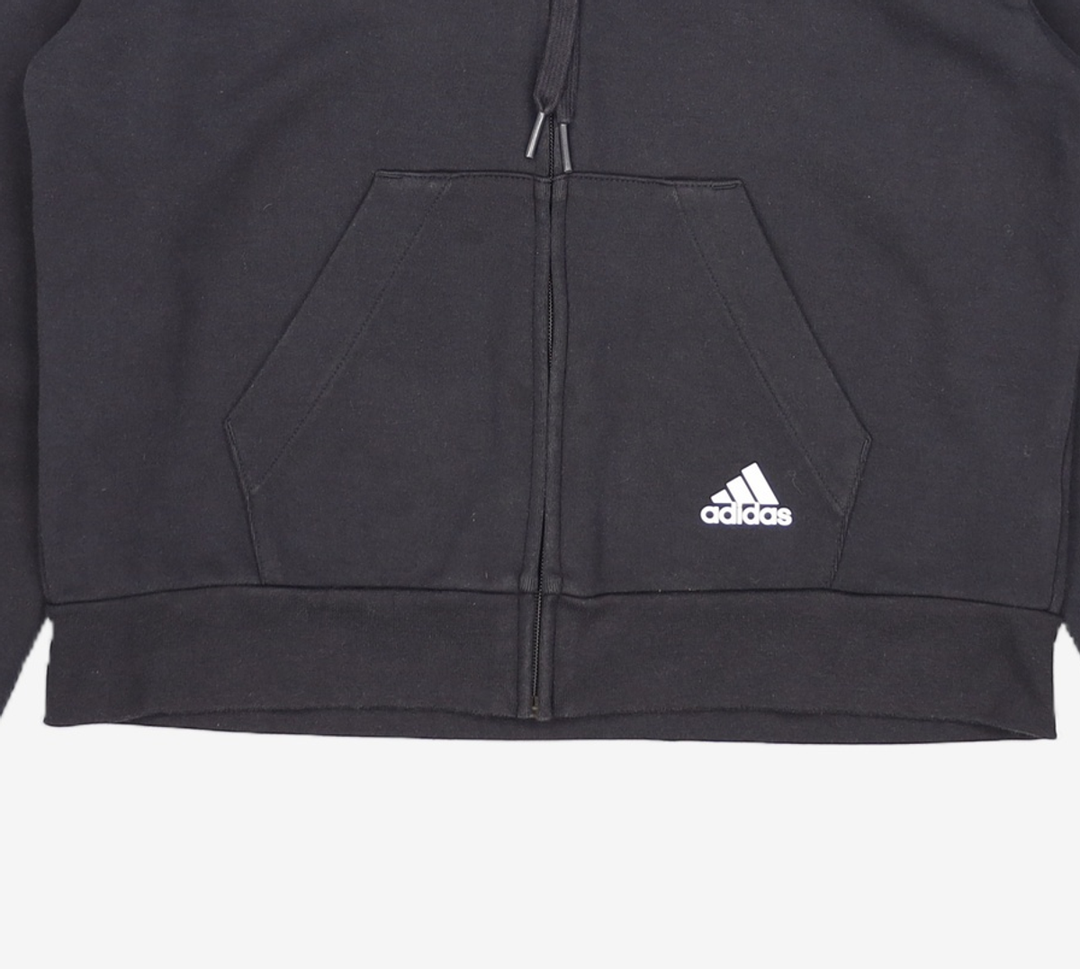 아디다스(ADIDAS) Essentials Loose-Cut 3-Stripes Full-Zip Hoodie GS1380 S