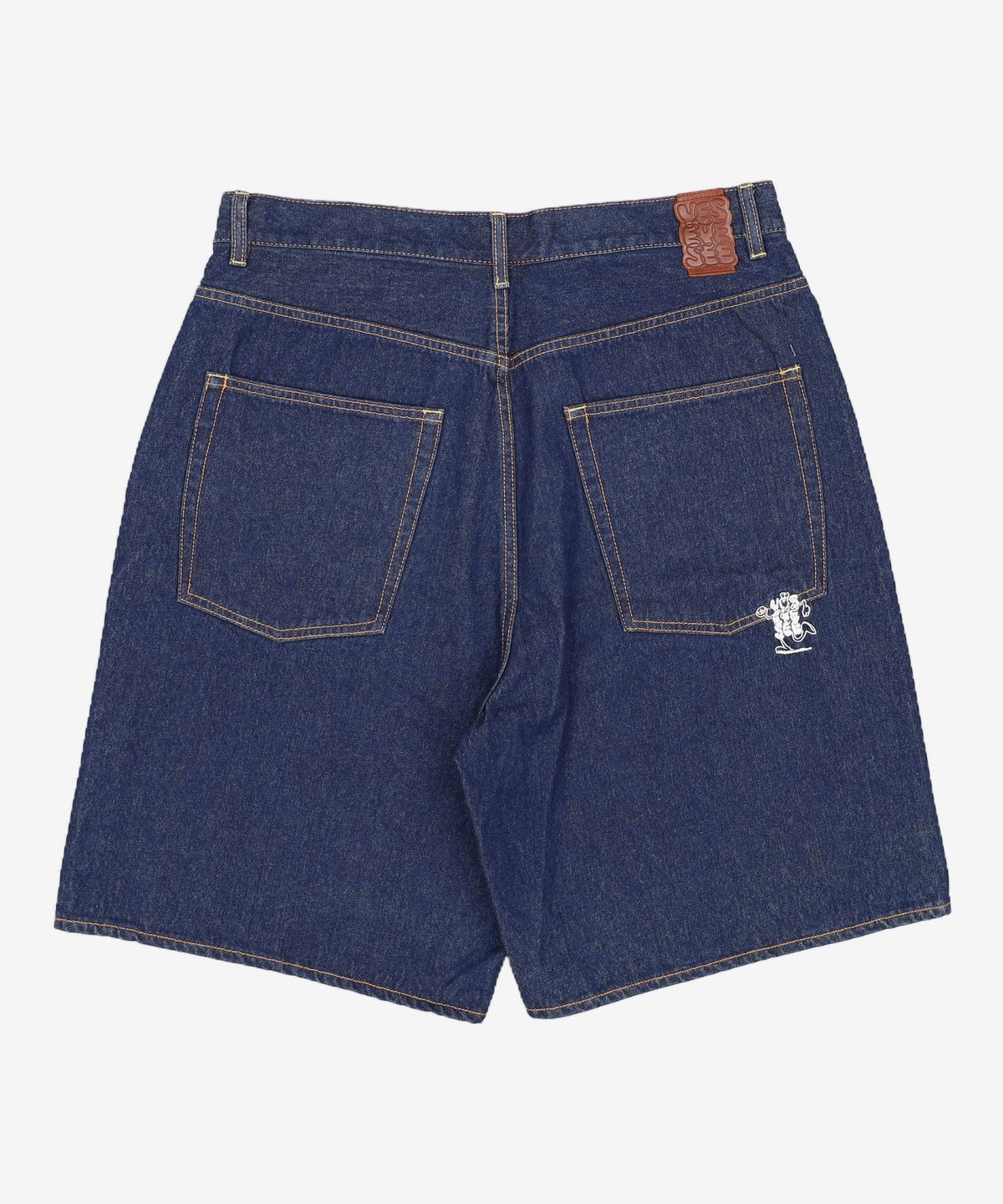 예스아이씨(YESEYESEE) [25SS] Basal 5 Pockets Denim Shorts Bleached Indigo