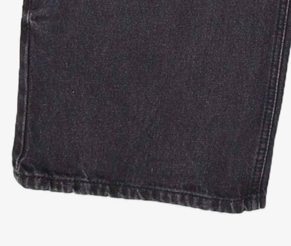 데케트(DECET) Mid Rise Wide Jeans DCPT027AshBlack 32