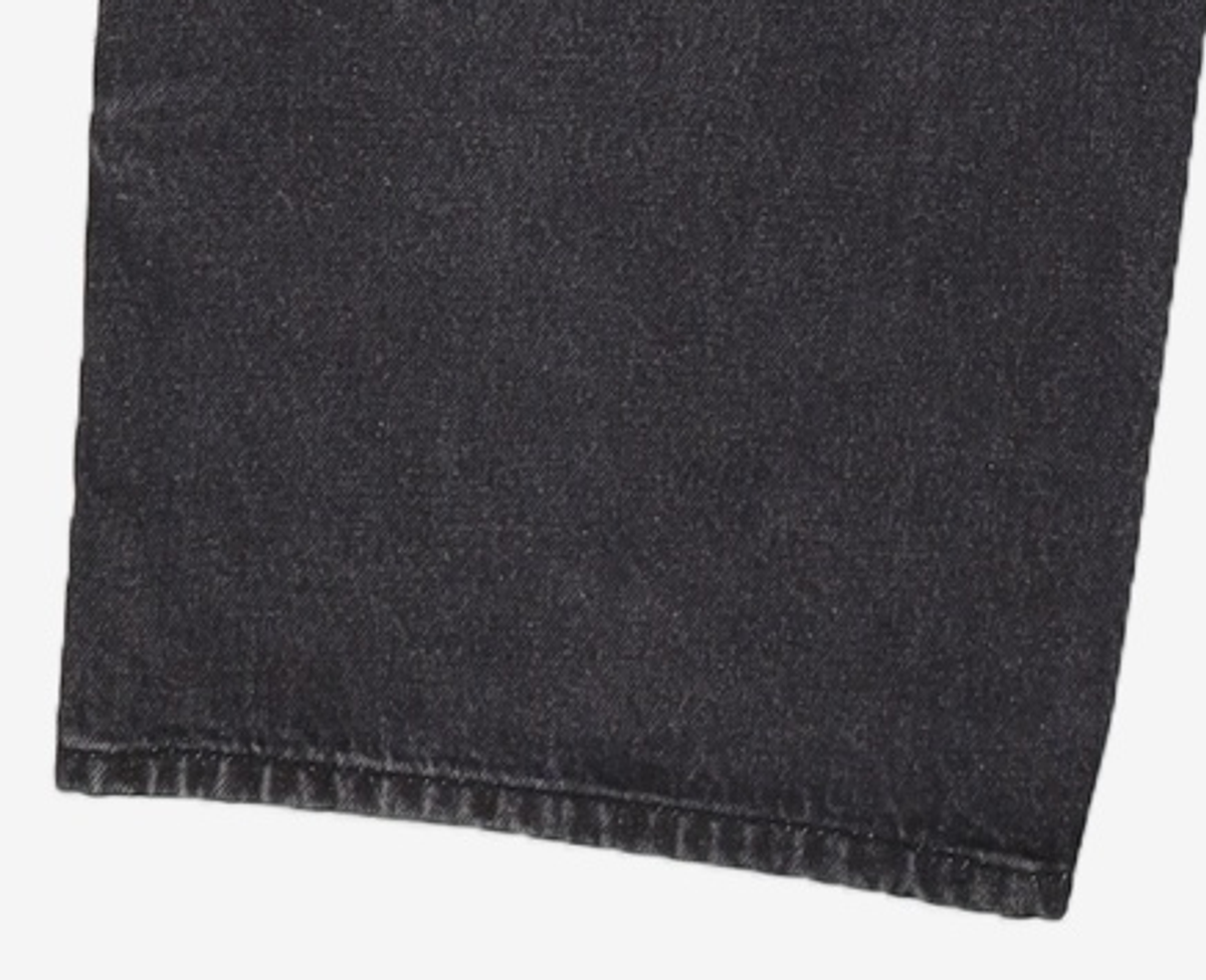 데케트(DECET) Mid Rise Wide Jeans DCPT027AshBlack 32