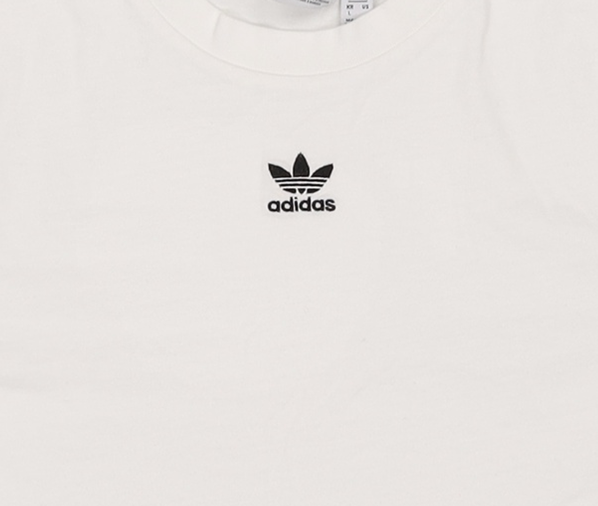 아디다스(ADIDAS) 크롭 탑 - 화이트 / GN2803 L