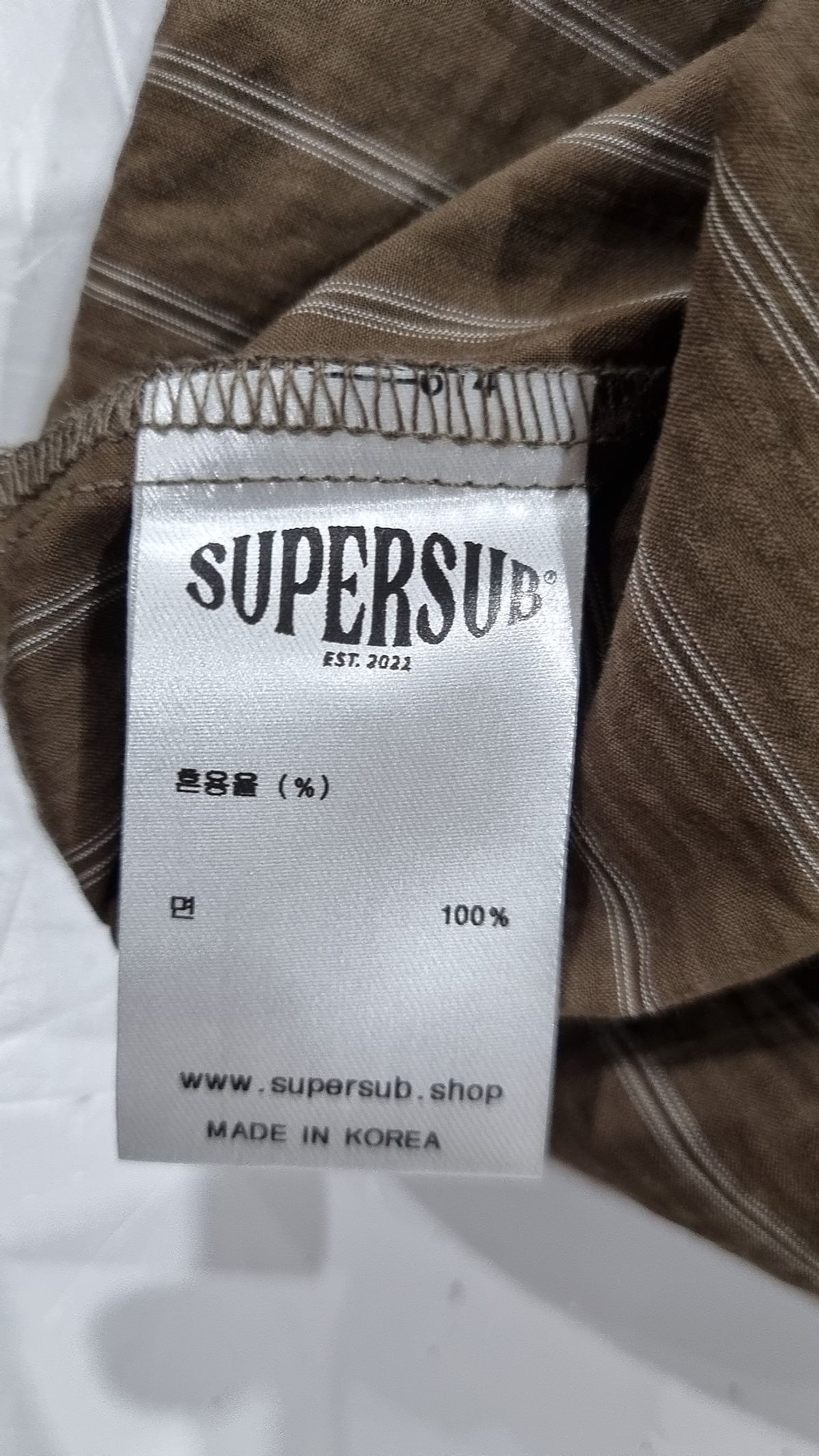 슈퍼서브(SUPERSUB) 캐주얼 셔츠 2